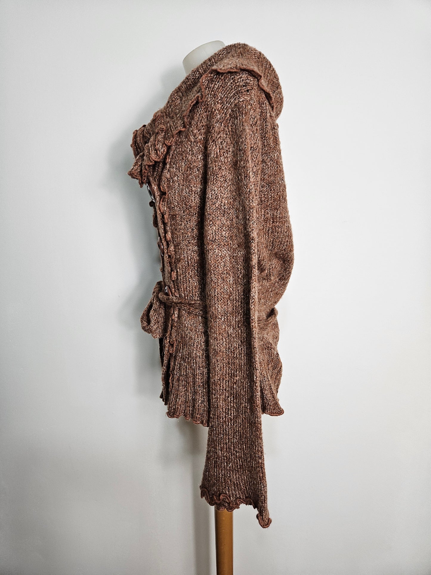 Pull col bardot et boutons