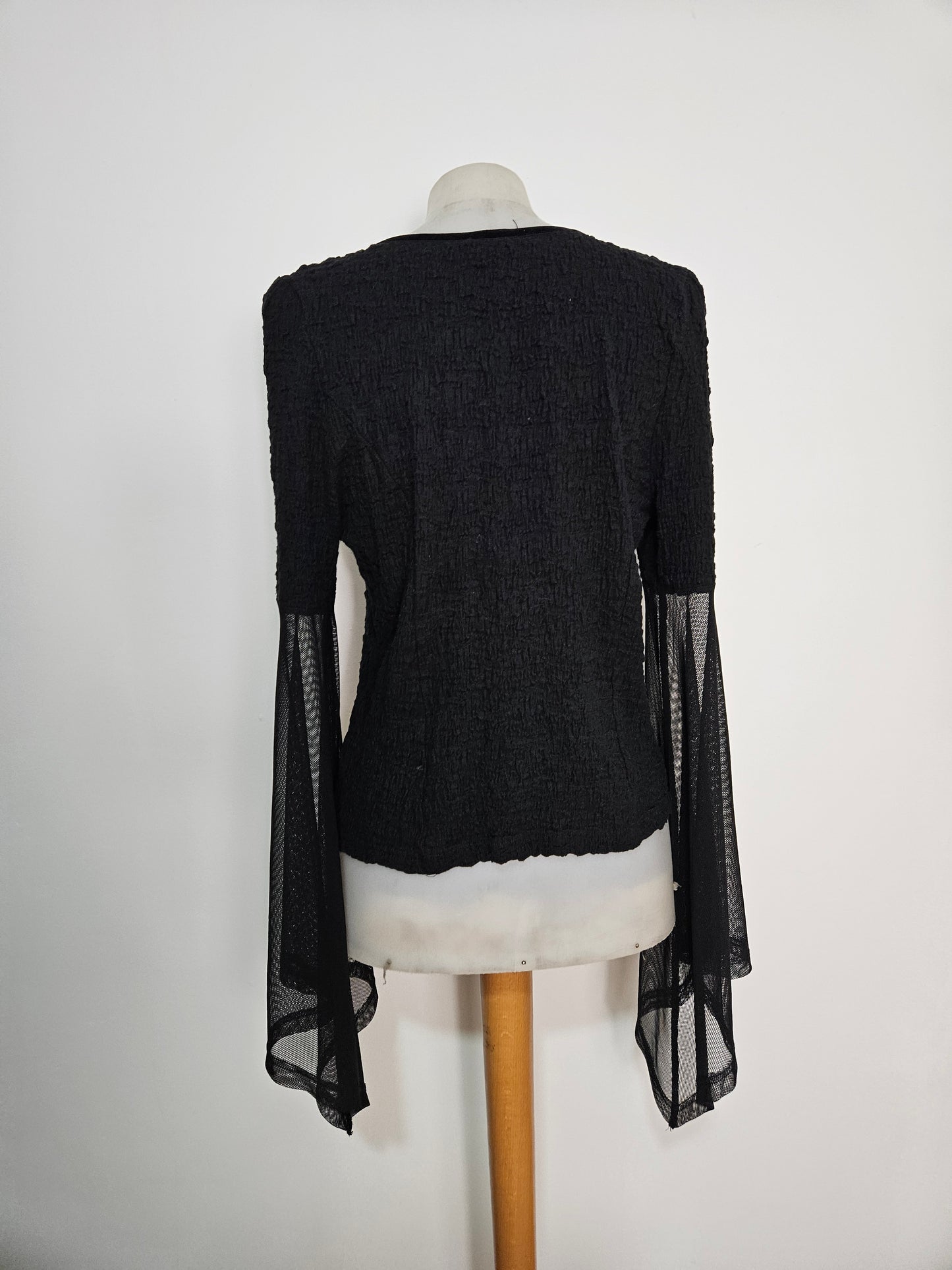 Haut bi matière manches évasées