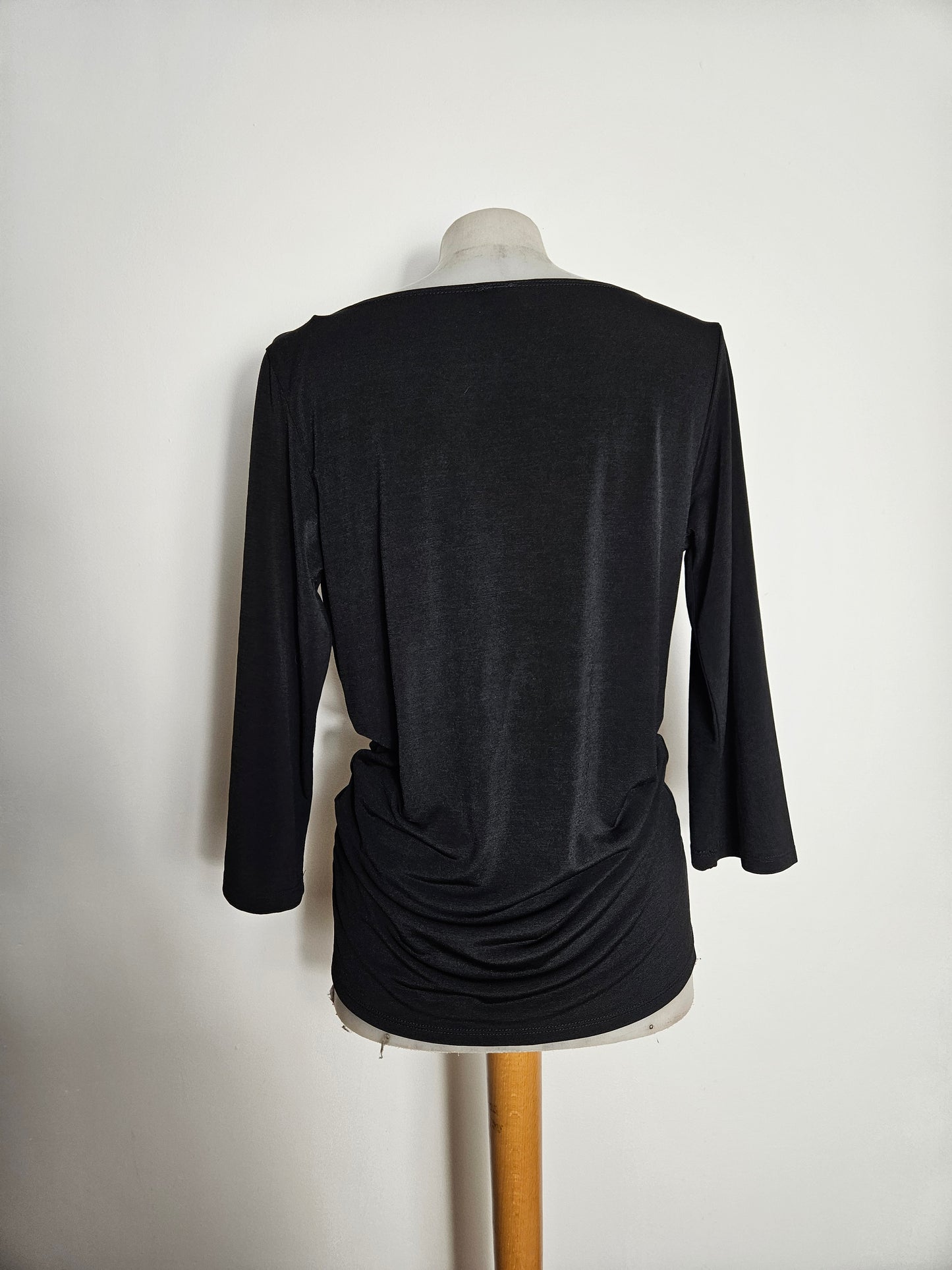 Haut col bénitier détails plissés