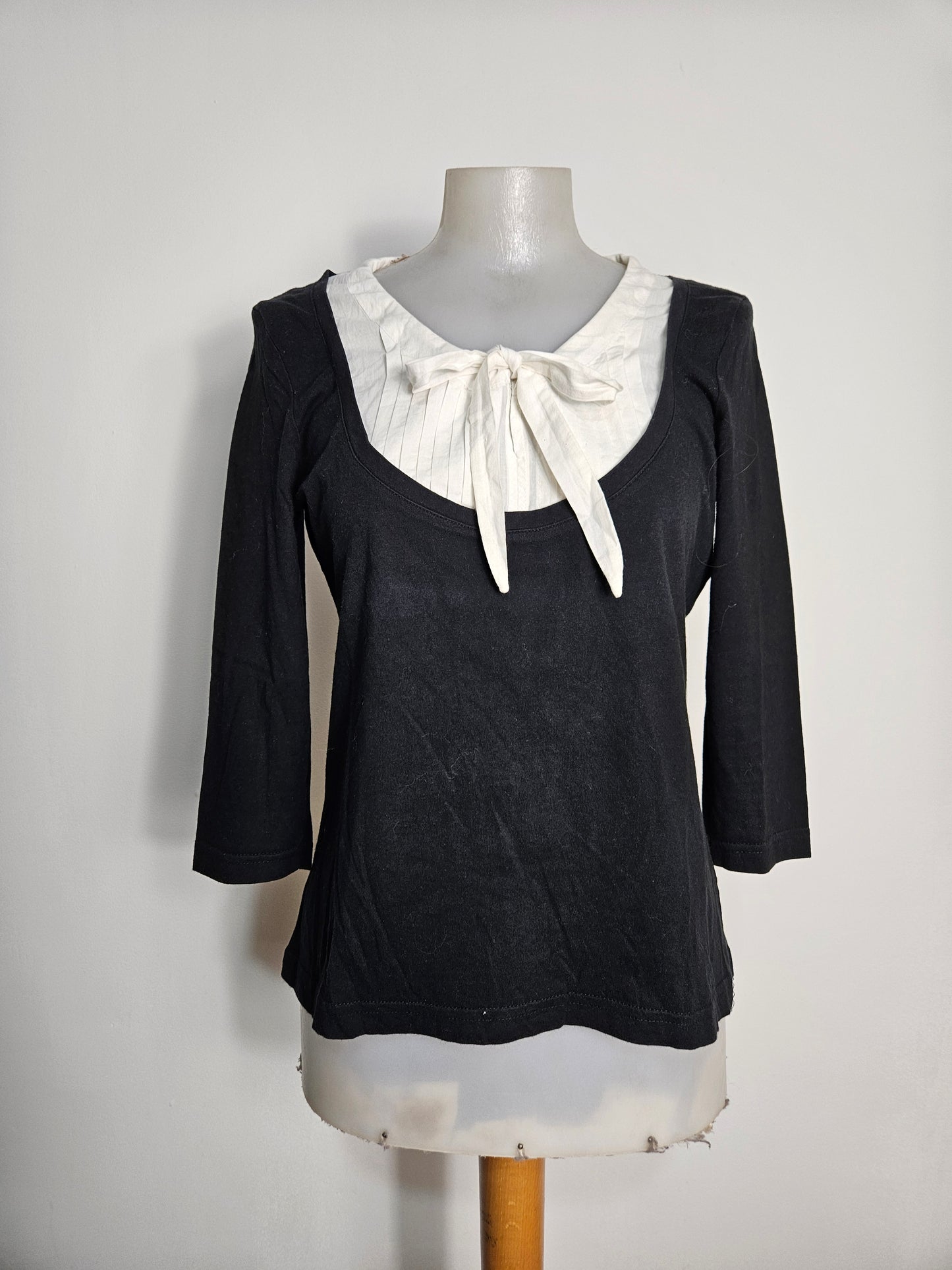 Haut effet superposition noir et blanc