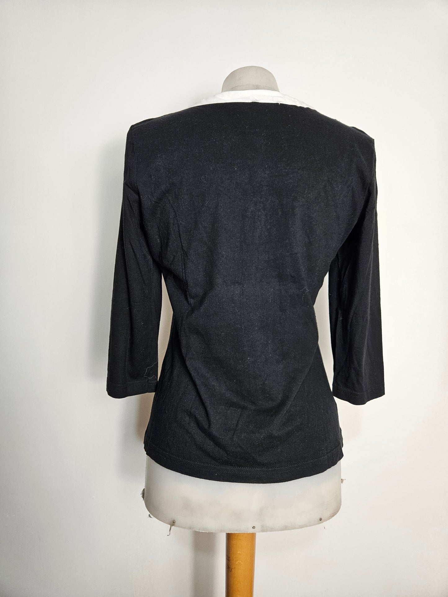 Haut effet superposition noir et blanc