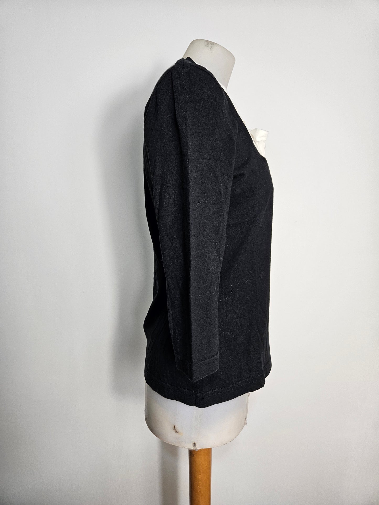 Haut effet superposition noir et blanc