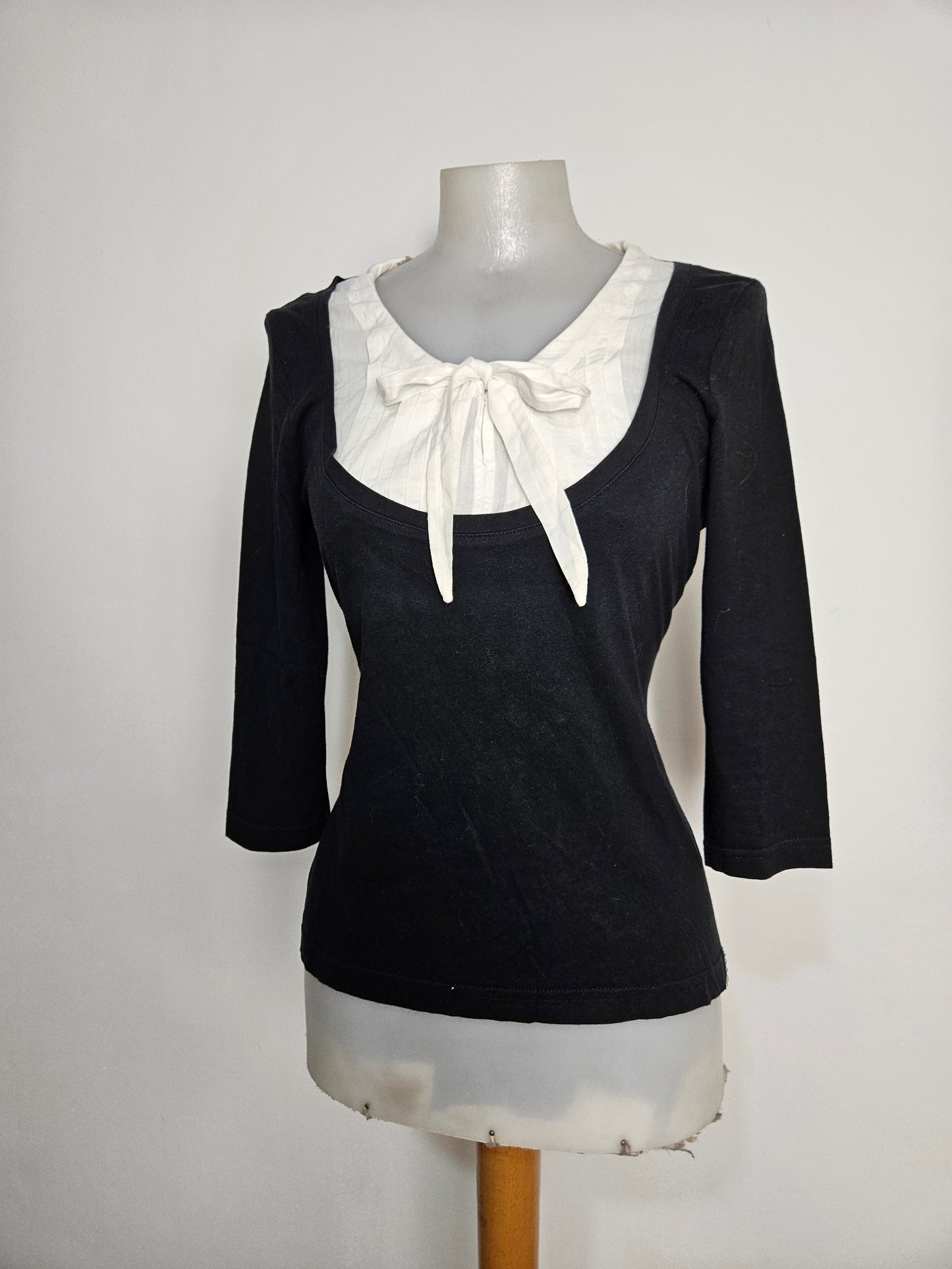 Haut effet superposition noir et blanc