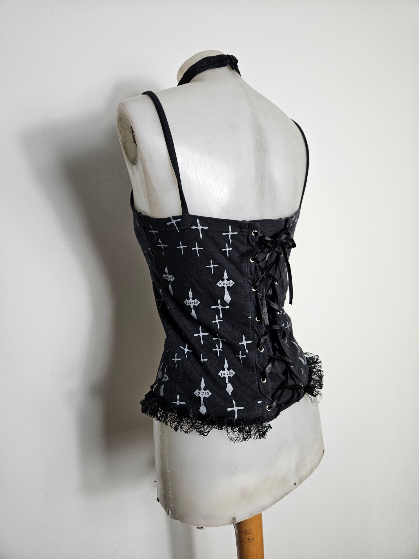 Haut motif croix Poizen Industries