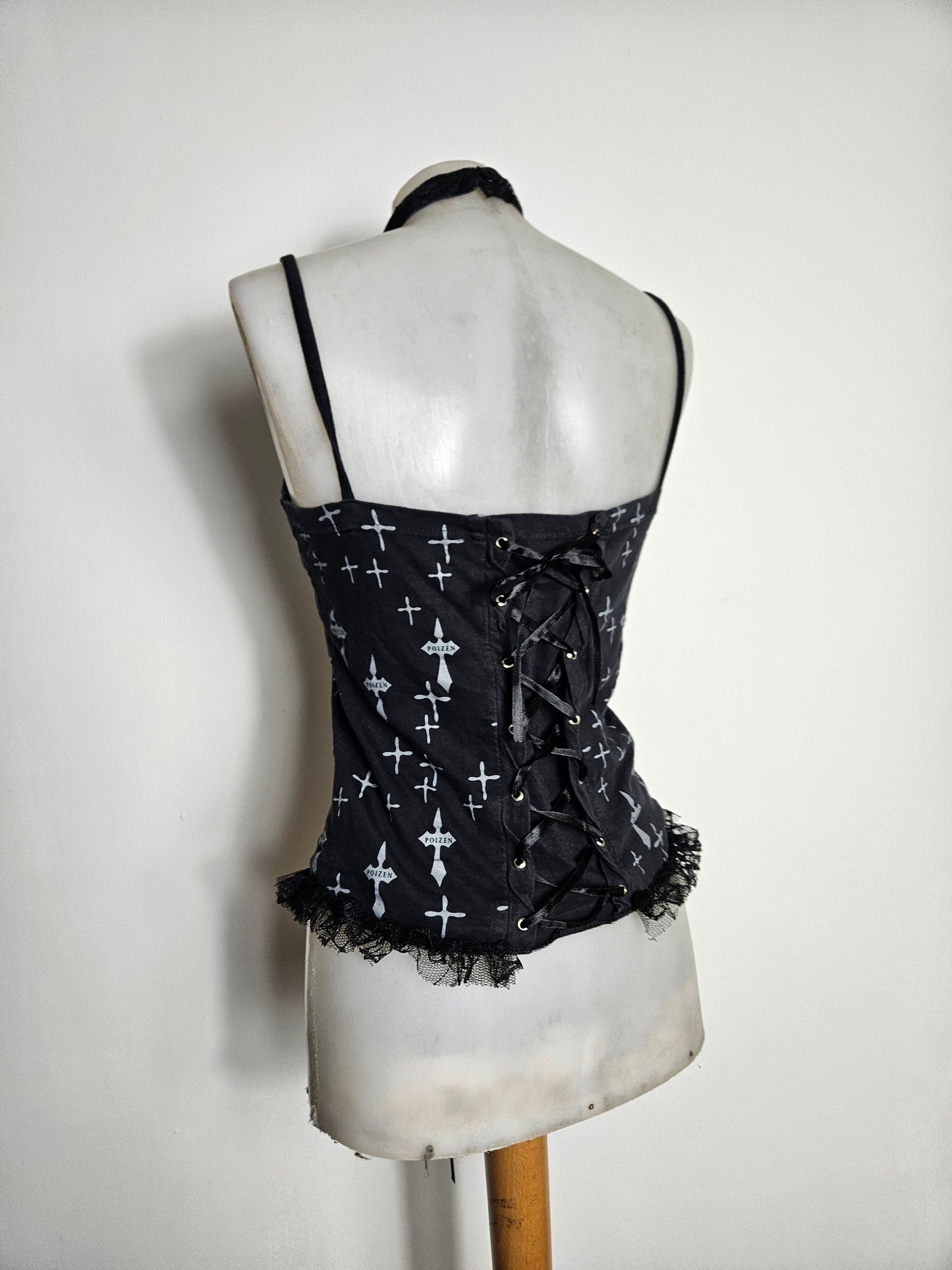 Haut motif croix Poizen Industries