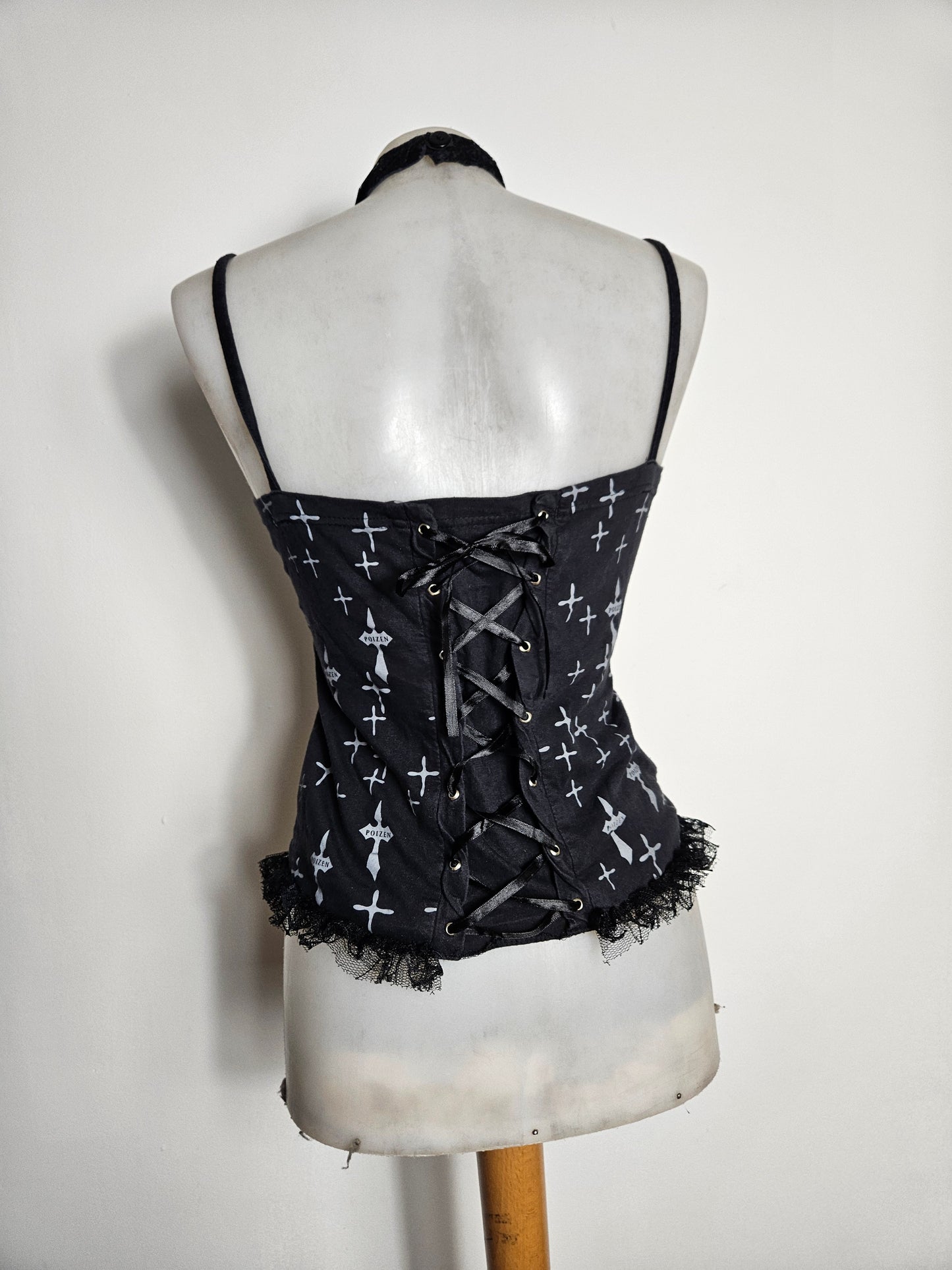 Haut motif croix Poizen Industries