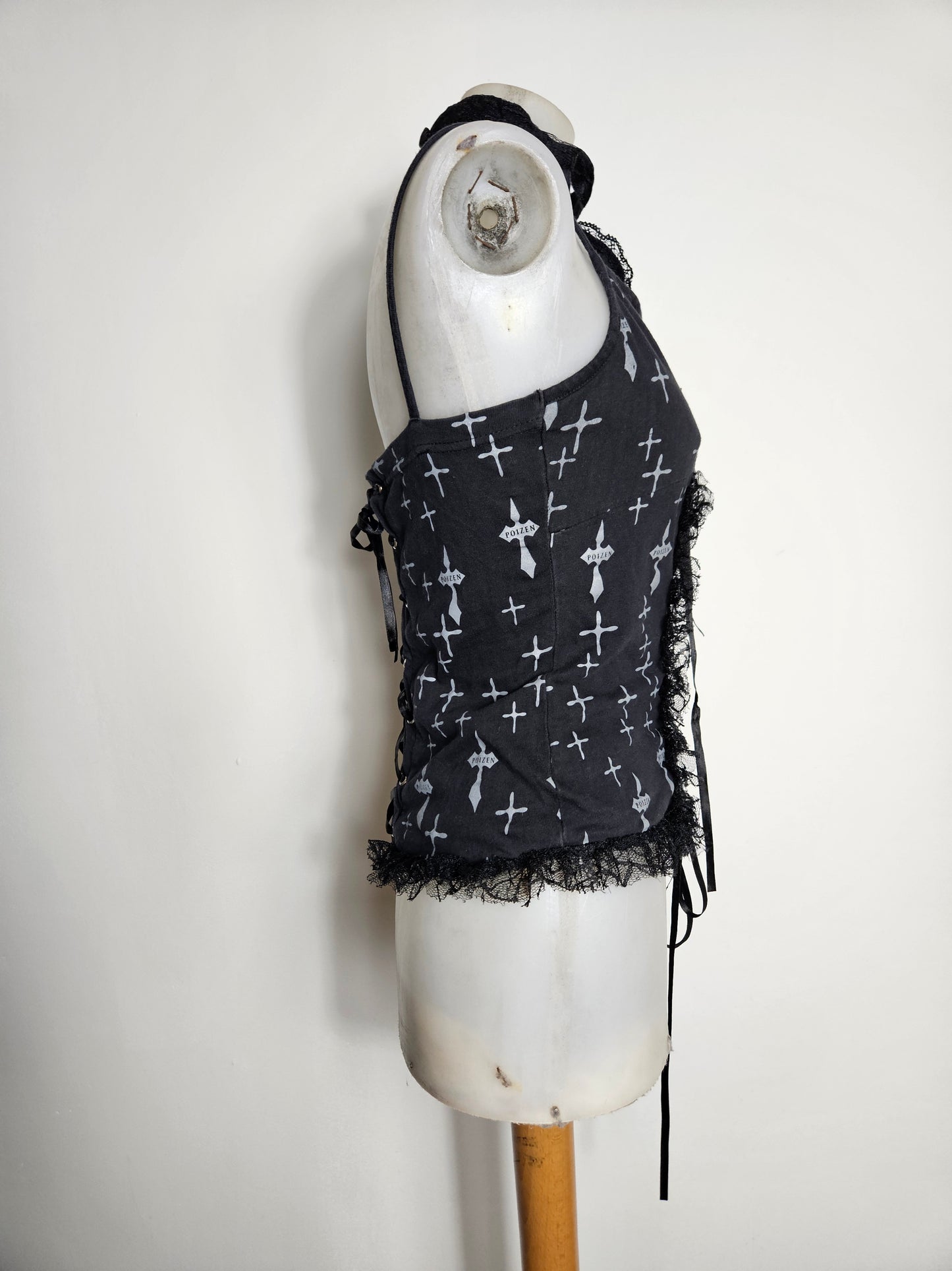 Haut motif croix Poizen Industries