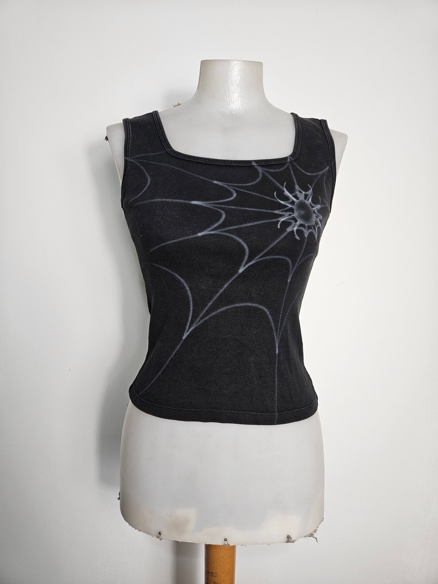 Haut motif toile d'araignée