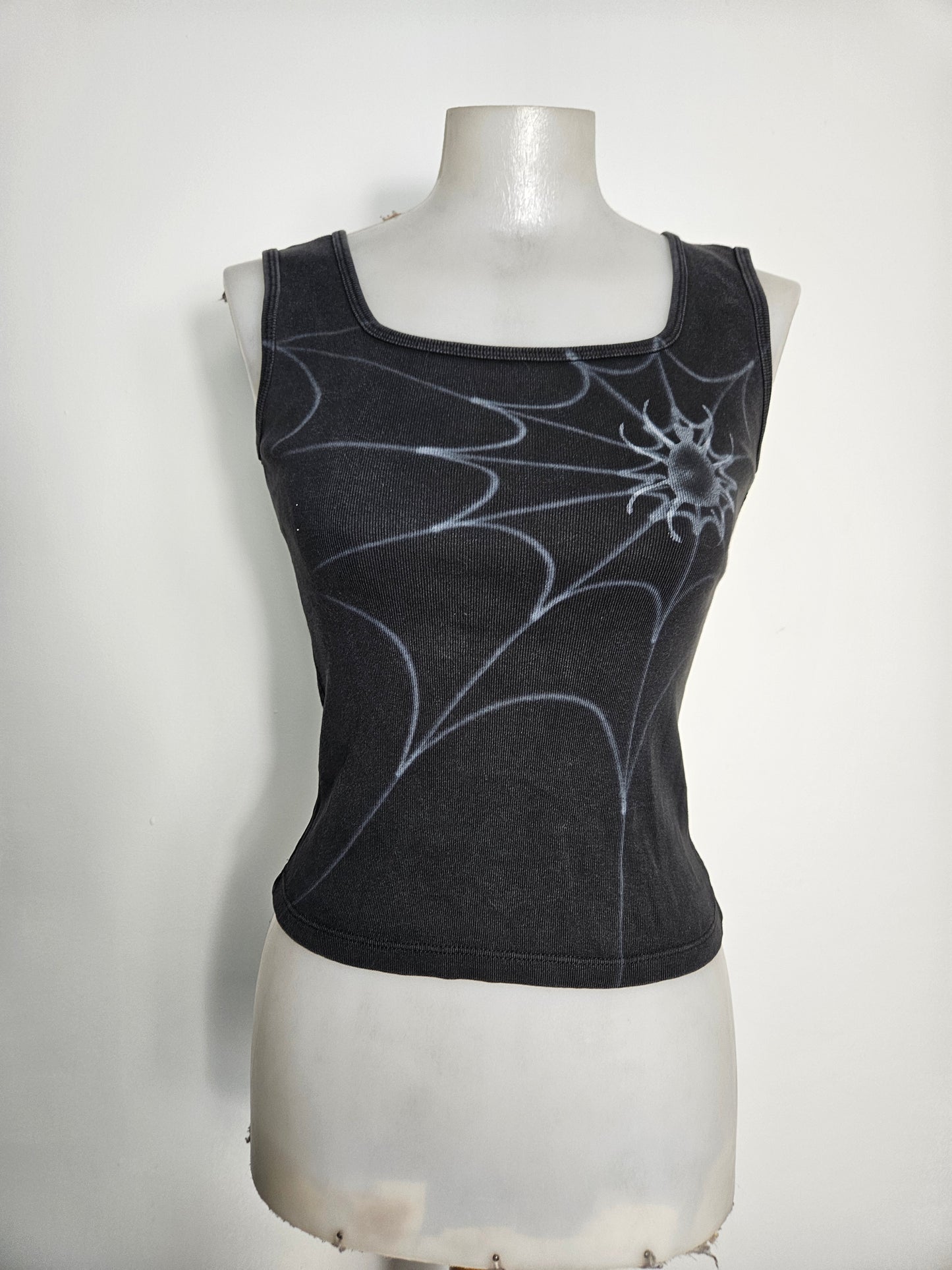 Haut motif toile d'araignée