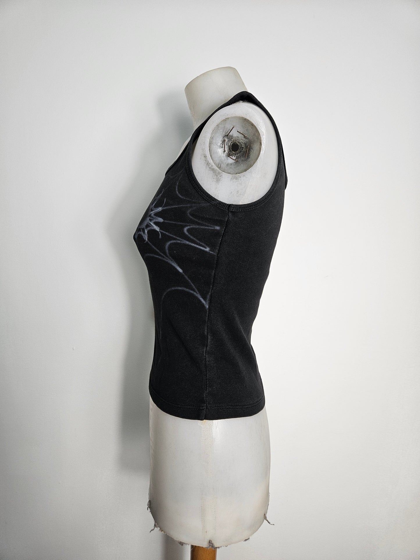 Haut motif toile d'araignée