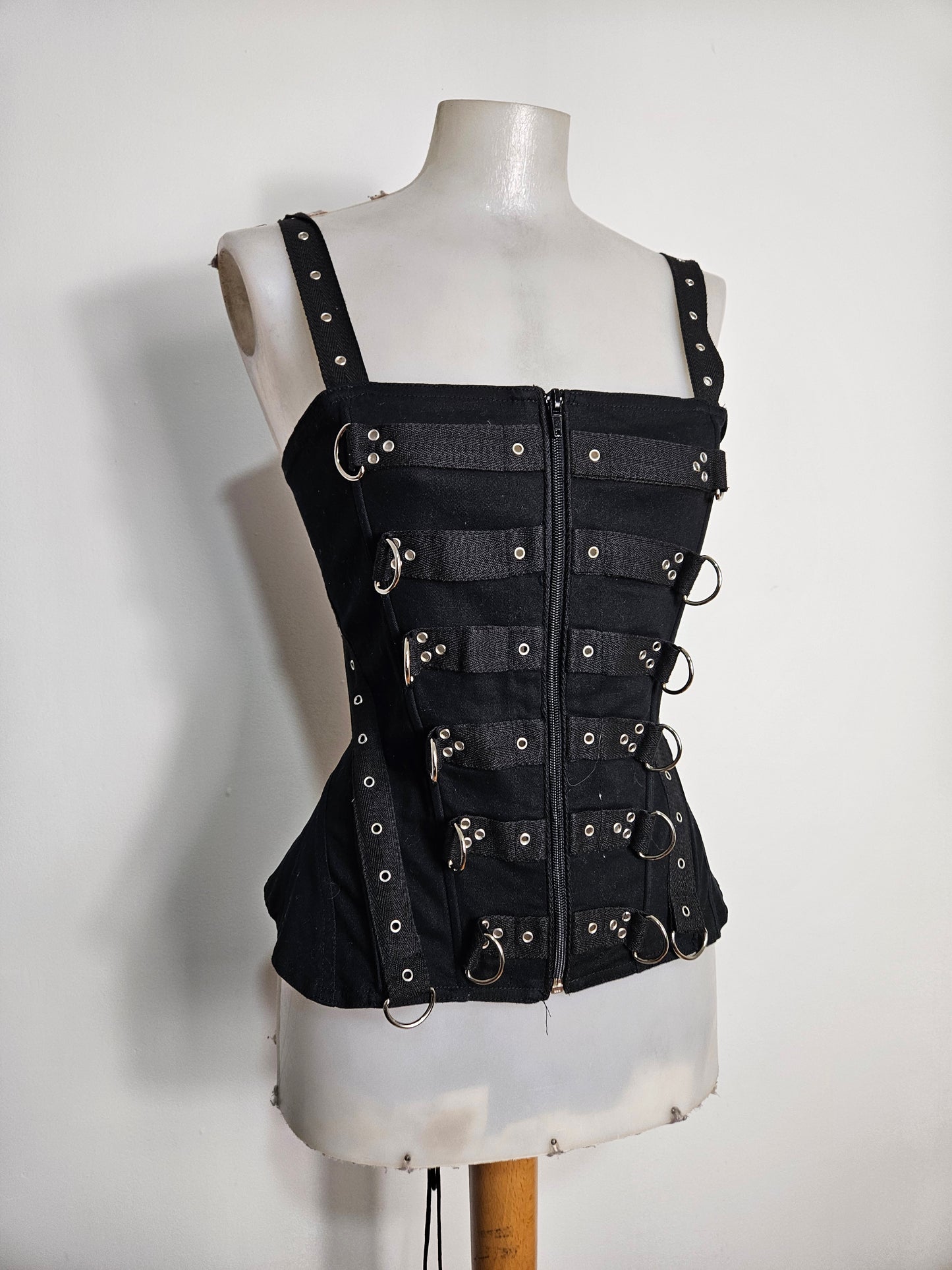 Haut esprit corset à anneaux