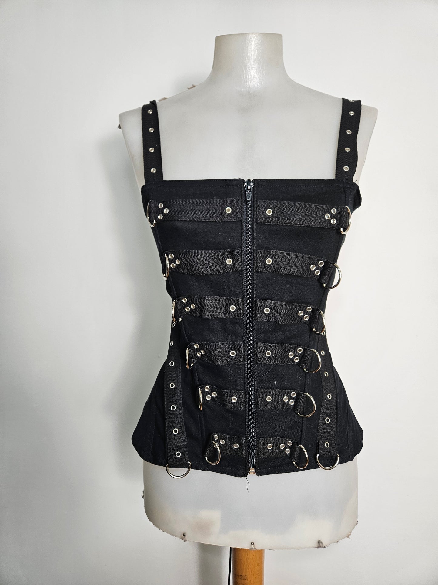 Haut esprit corset à anneaux