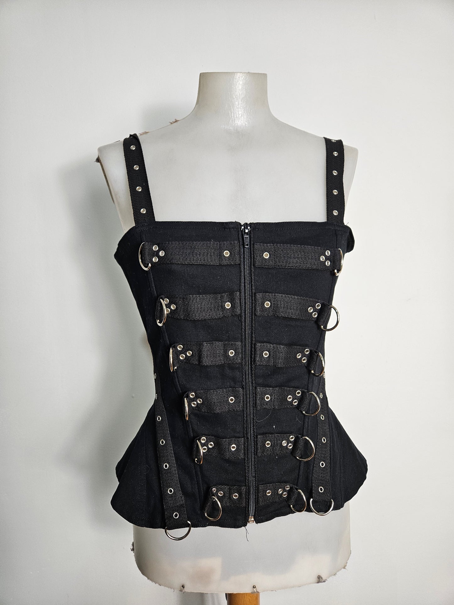 Haut esprit corset à anneaux