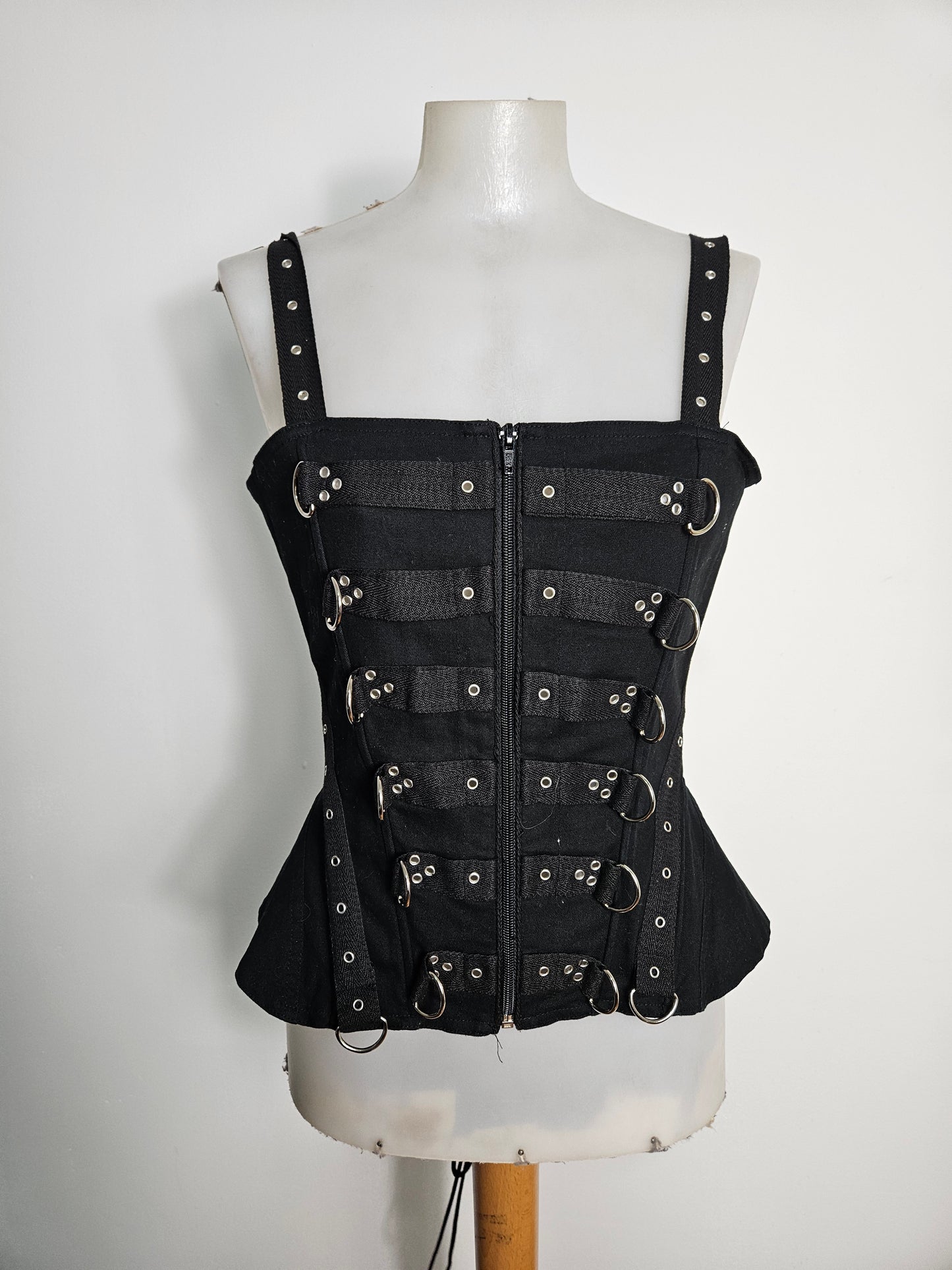 Haut esprit corset à anneaux