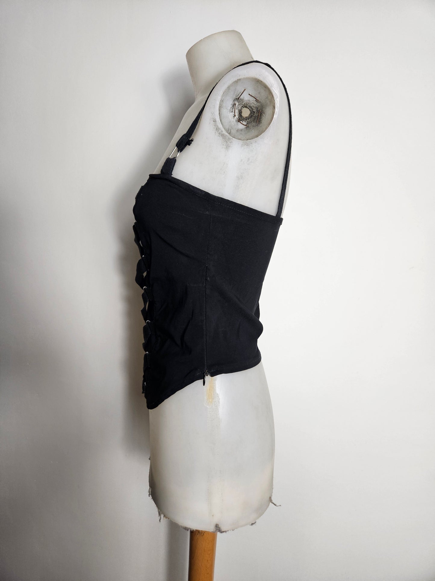 Haut esprit corset à laçage m