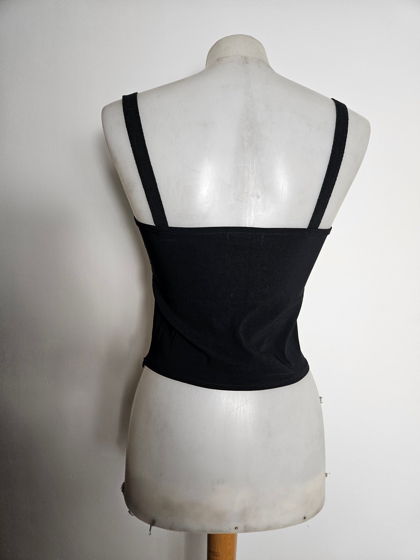 Haut esprit corset à laçage m