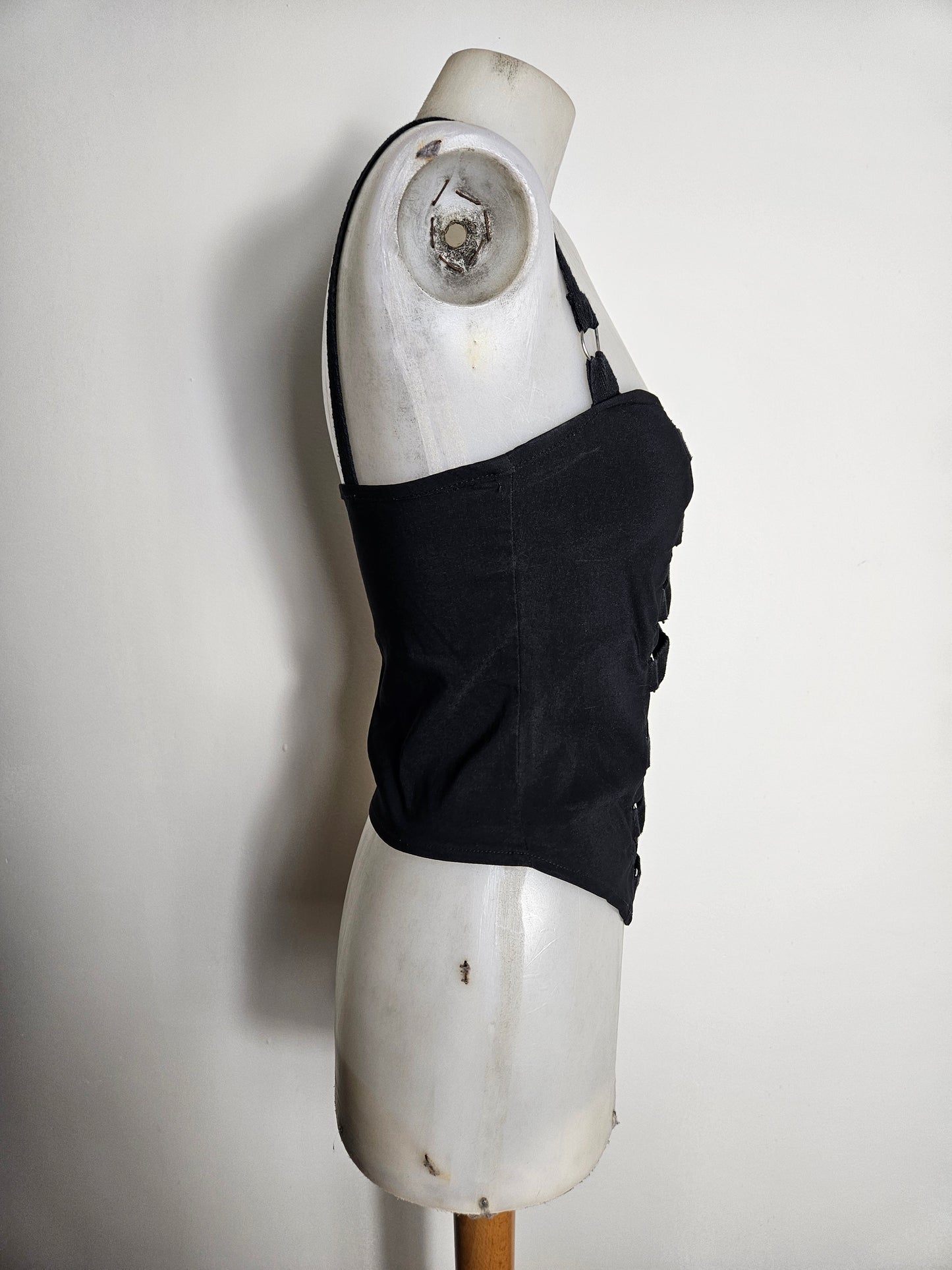 Haut esprit corset à laçage m