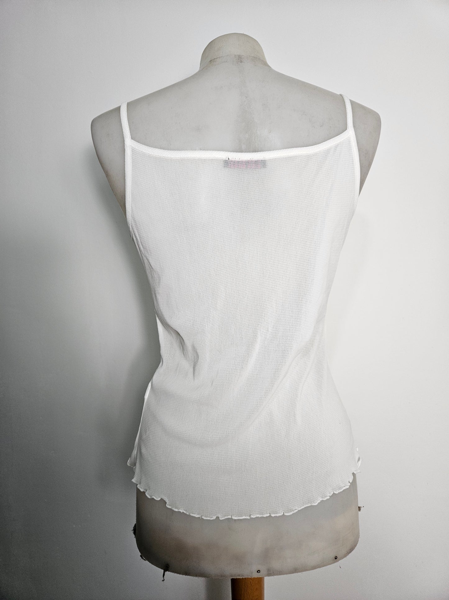 Haut en voile brodé de sequins