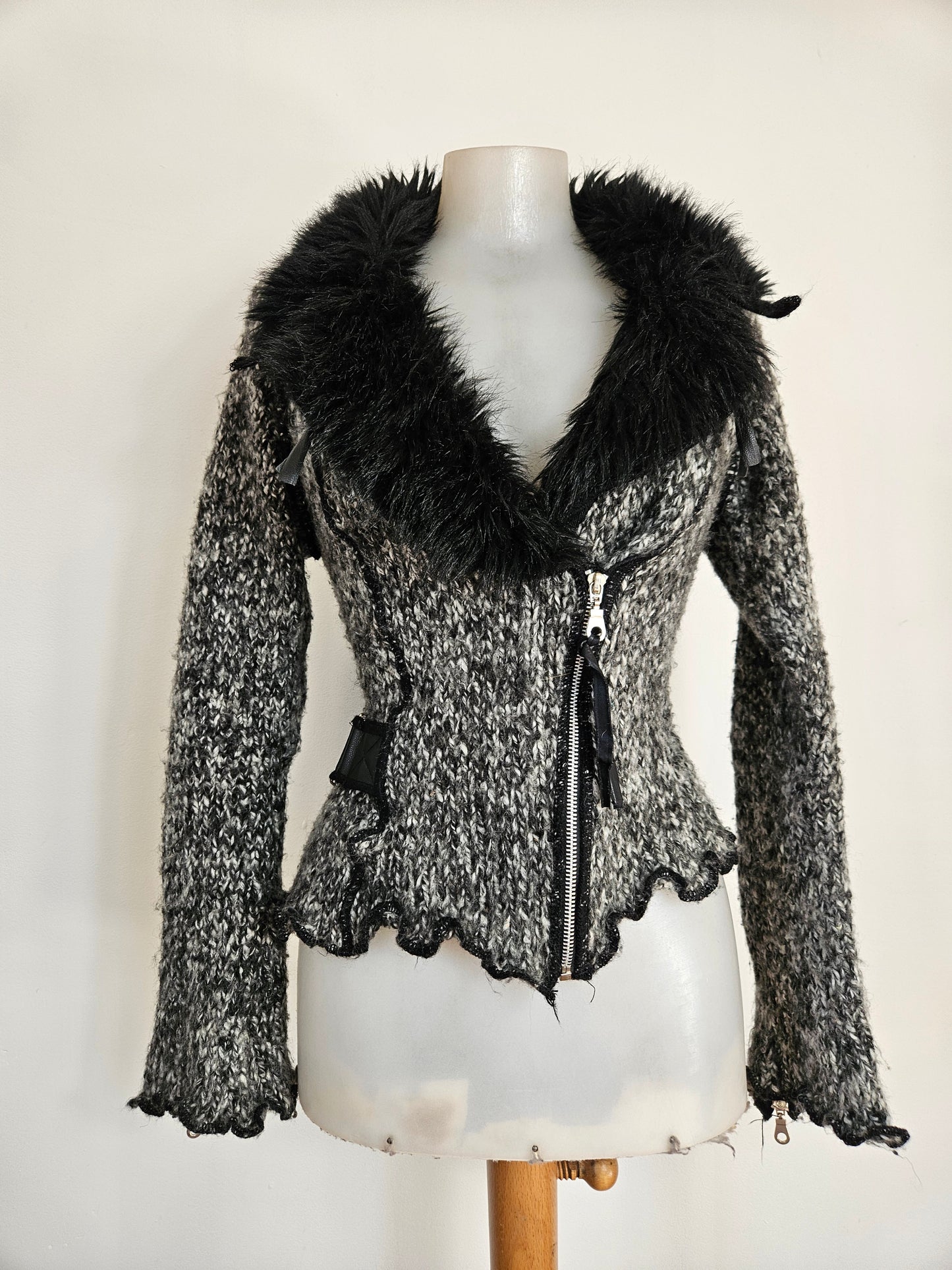 Pull Zone bleue en tricot