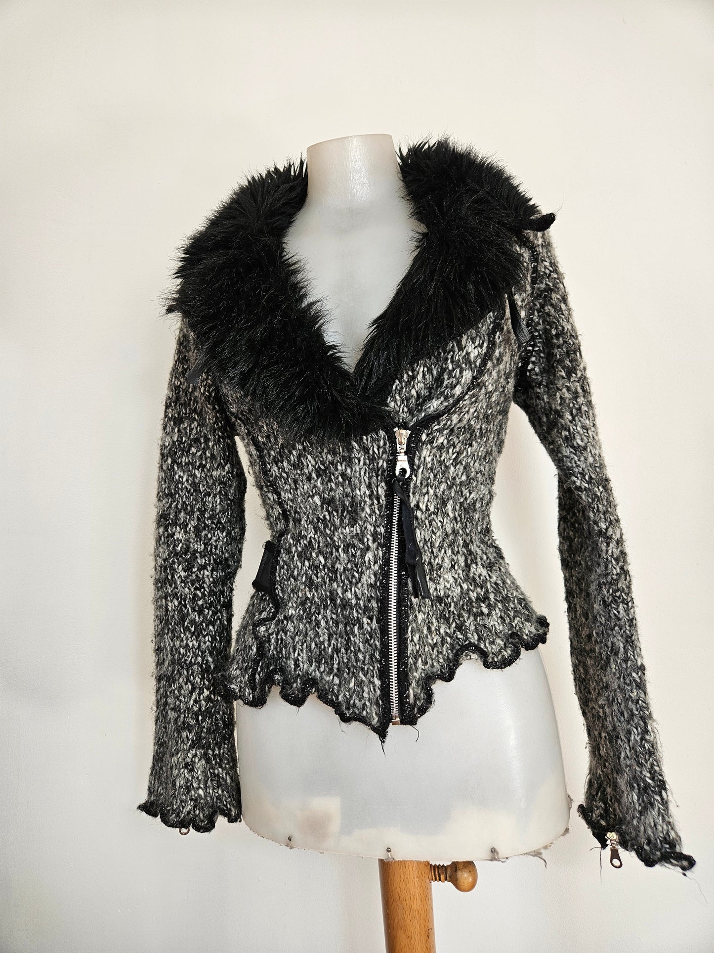 Pull Zone bleue en tricot