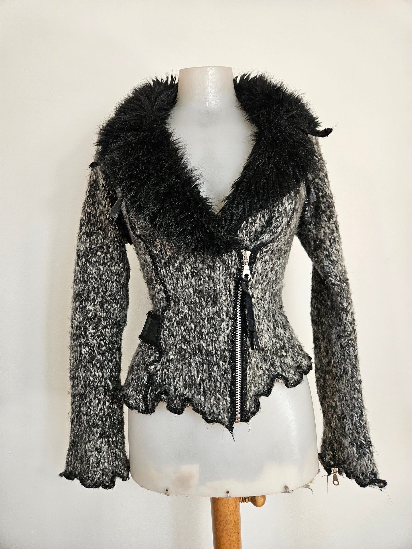 Pull Zone bleue en tricot