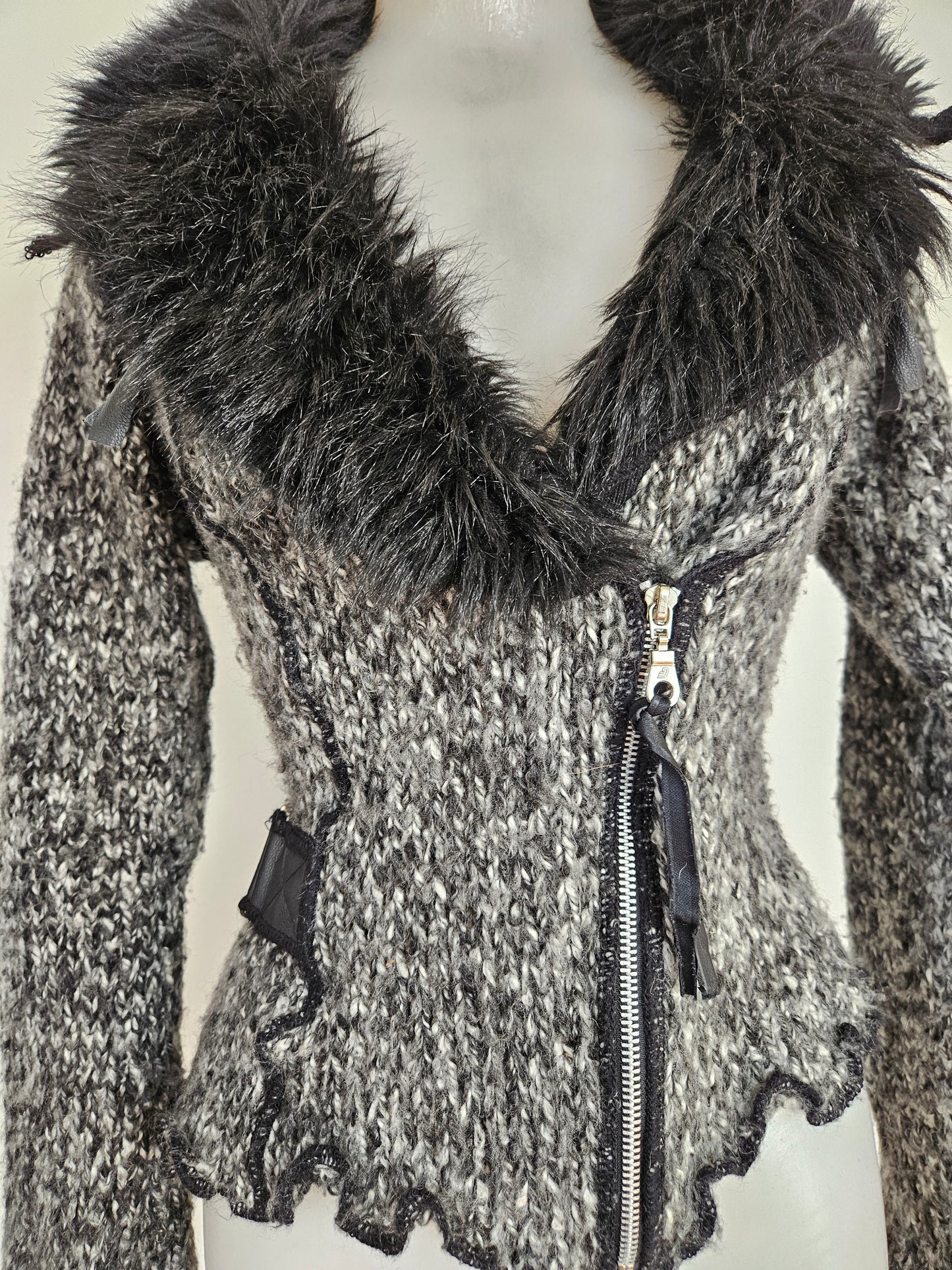 Pull Zone bleue en tricot