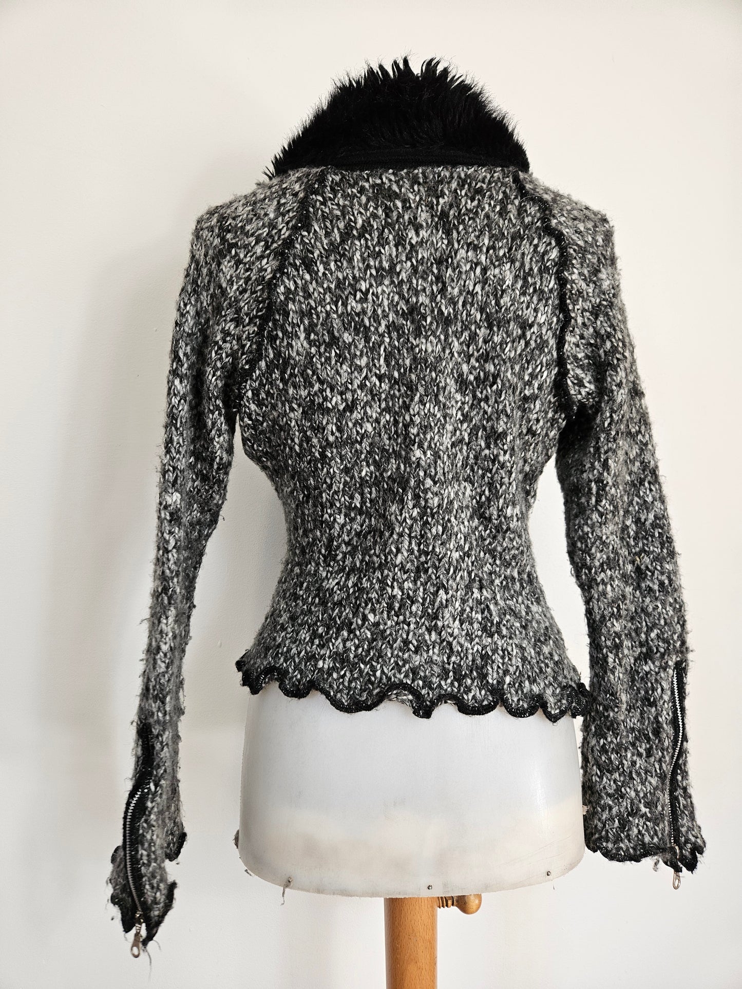 Pull Zone bleue en tricot