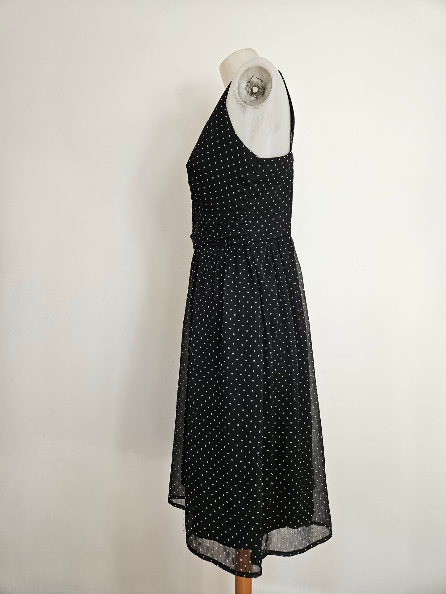 Robe en voile à pois