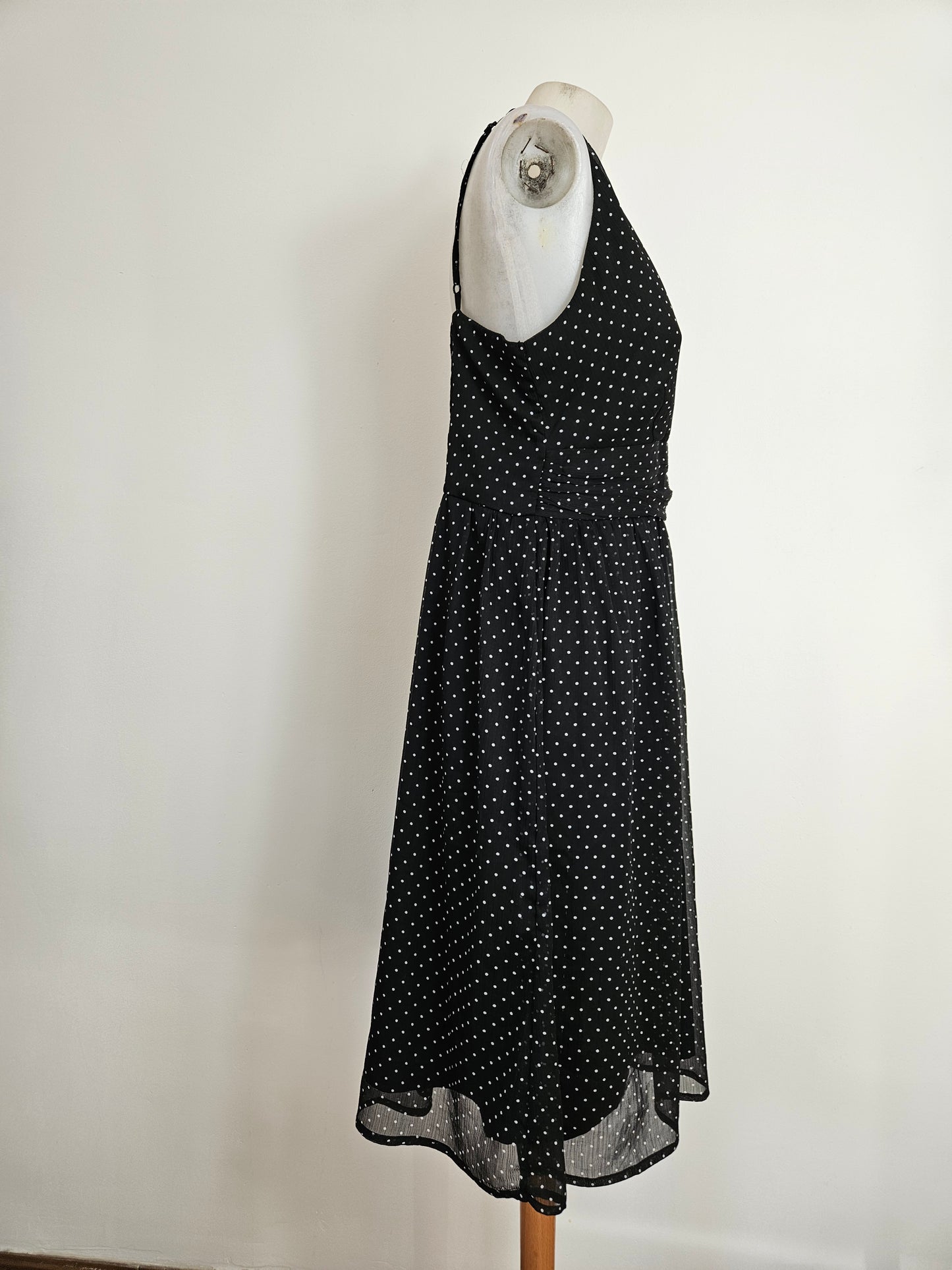 Robe en voile à pois