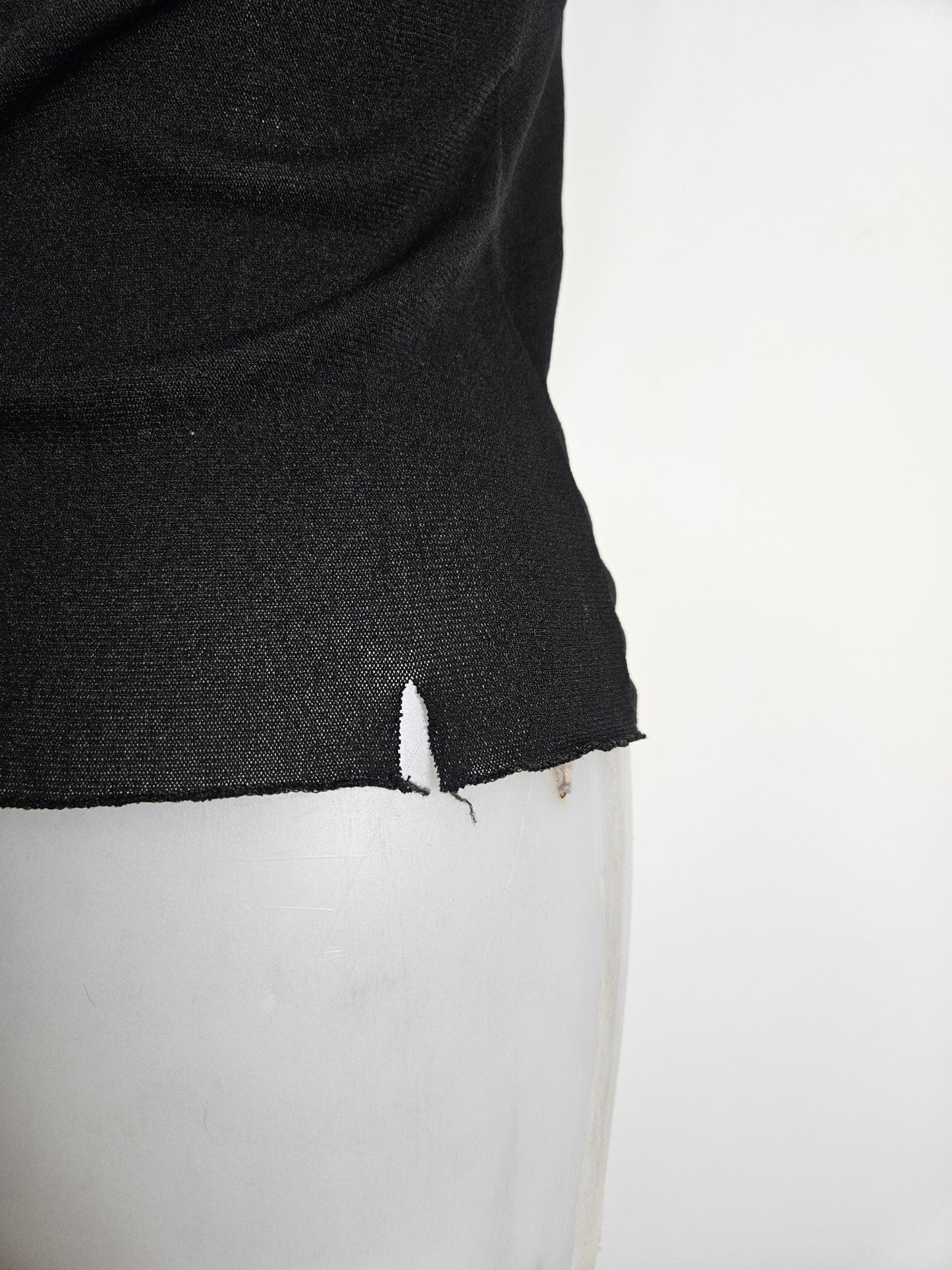 Haut en mesh motif coeur