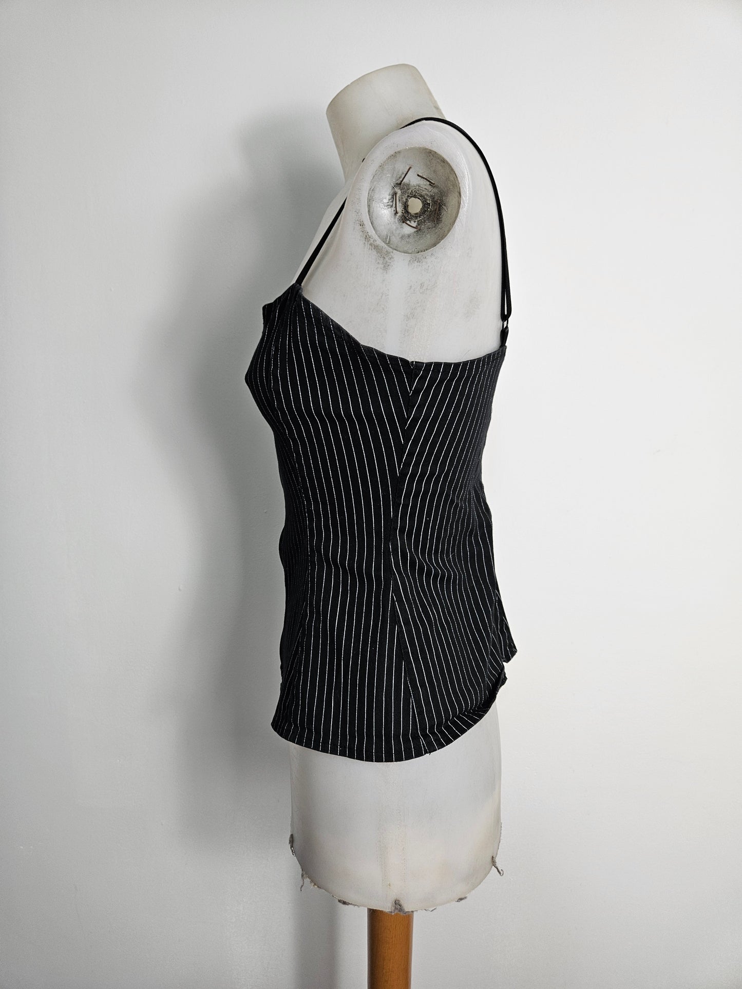 Haut esprit corset rayé