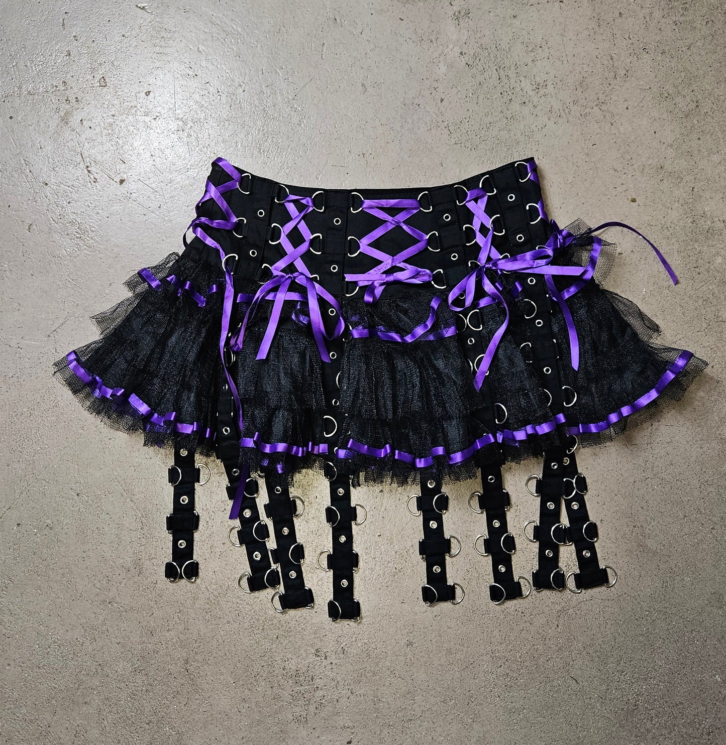 Chai skirt violette et noire