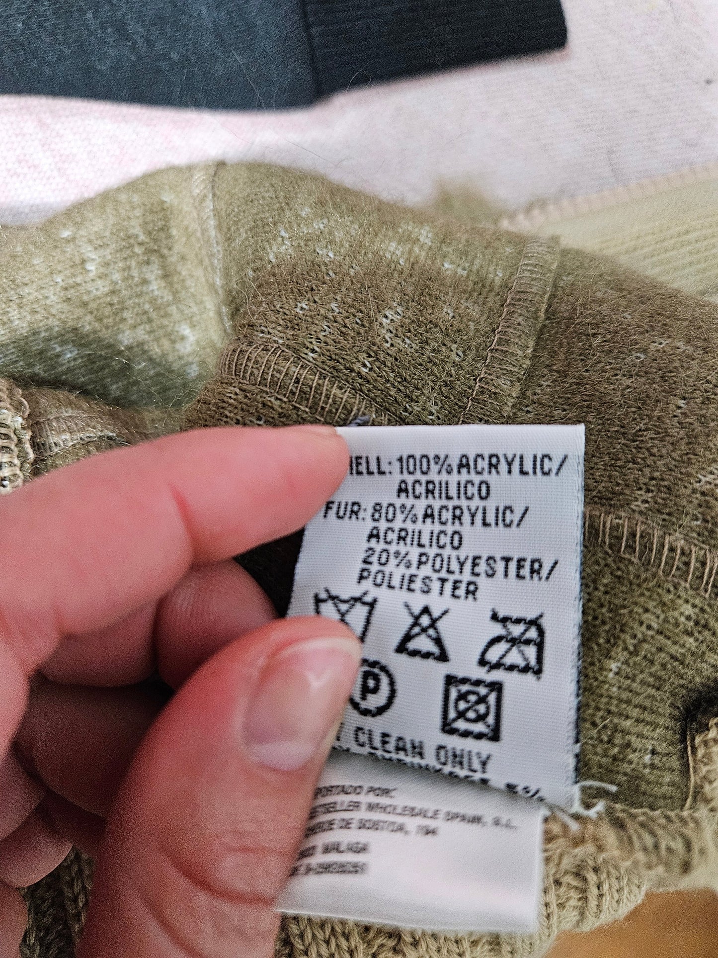 Blouson avec fausse fourrure