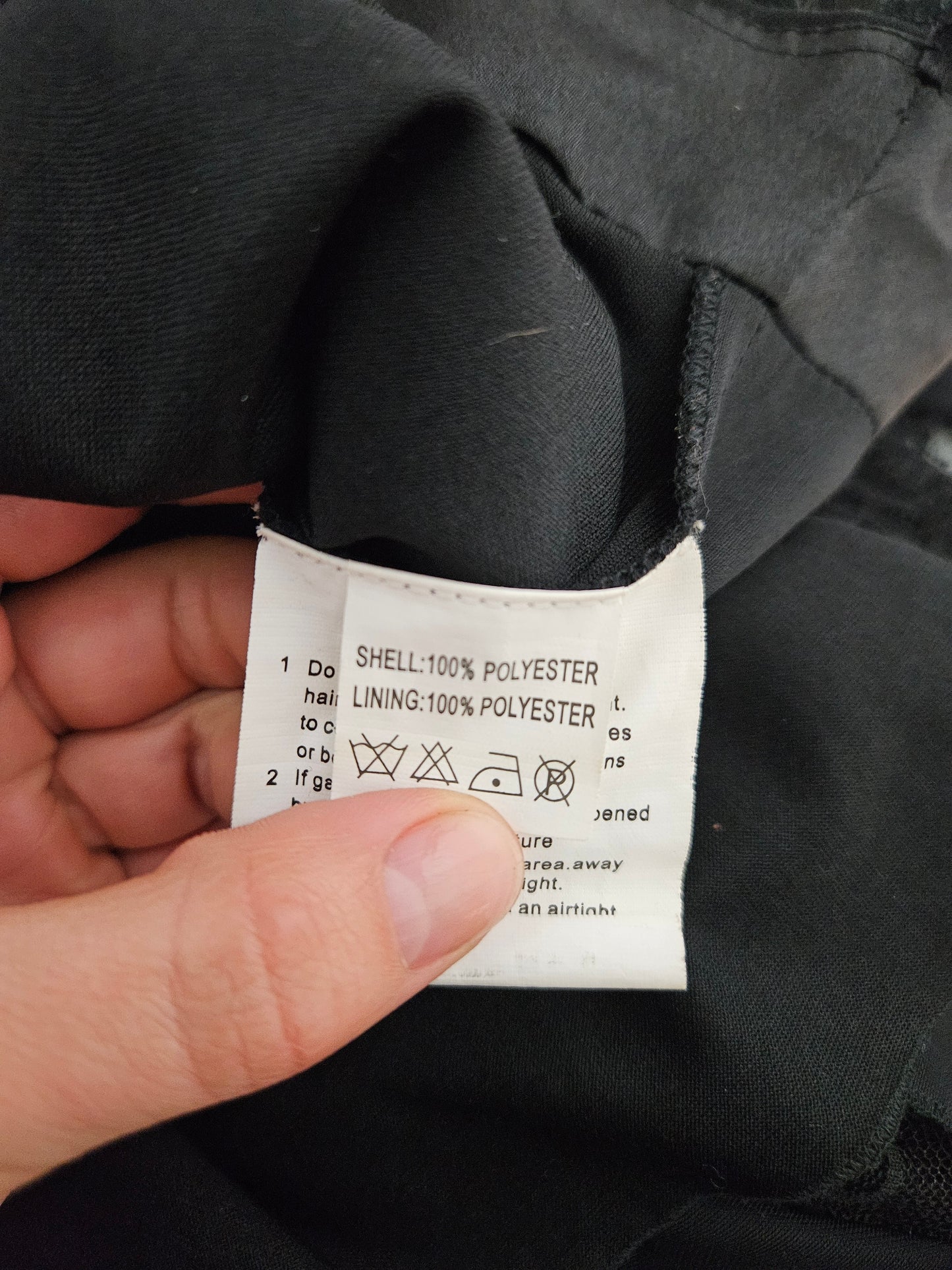 Robe de soirée asymétrique noire