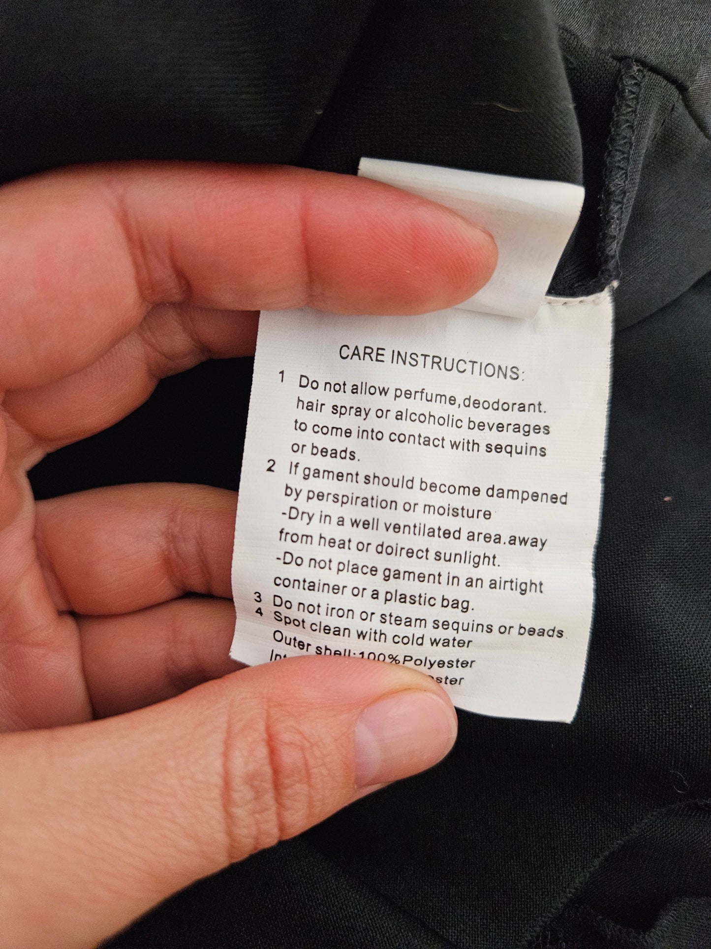 Robe de soirée asymétrique noire