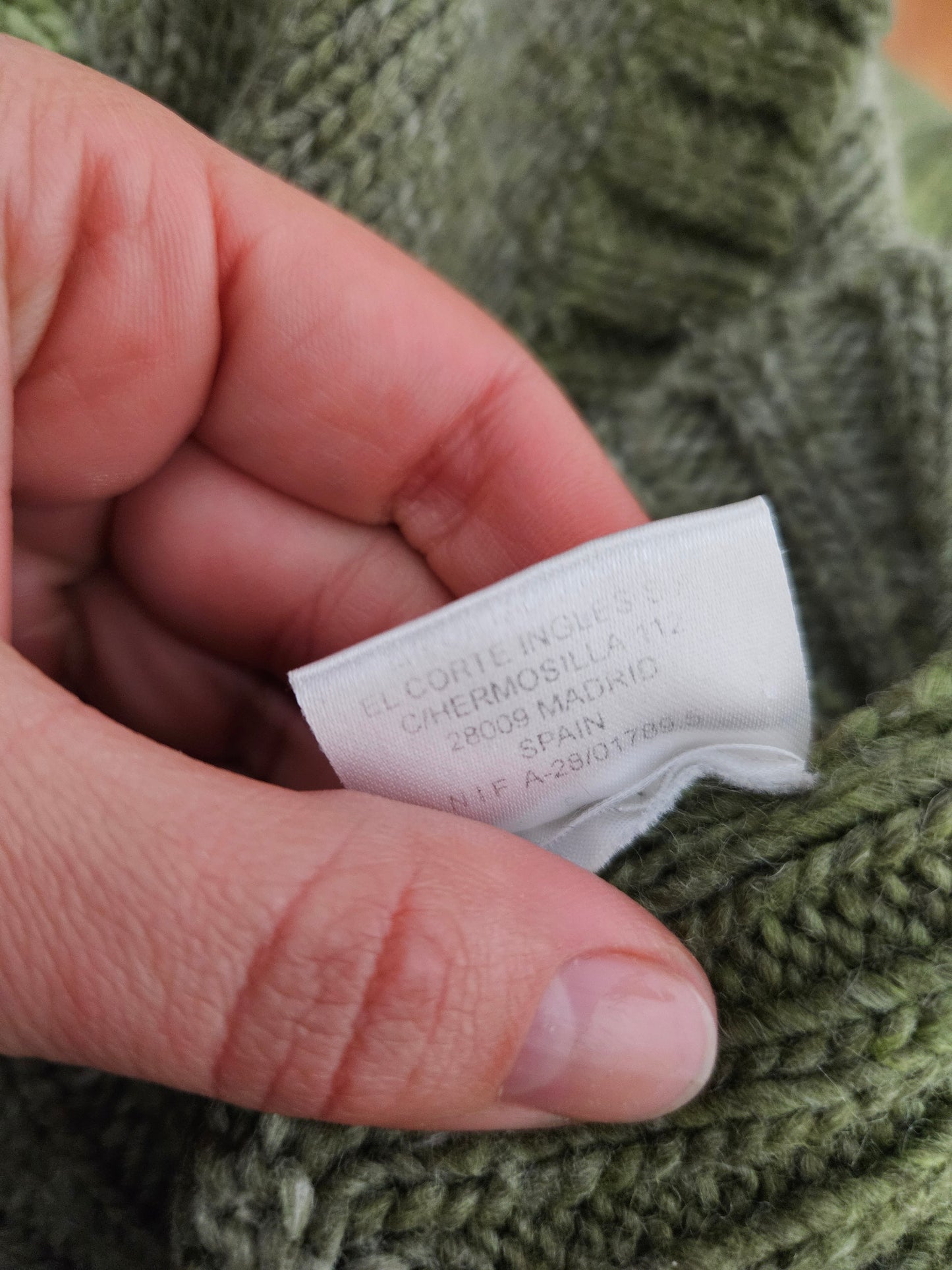 Cardigan Tie and Dye vert