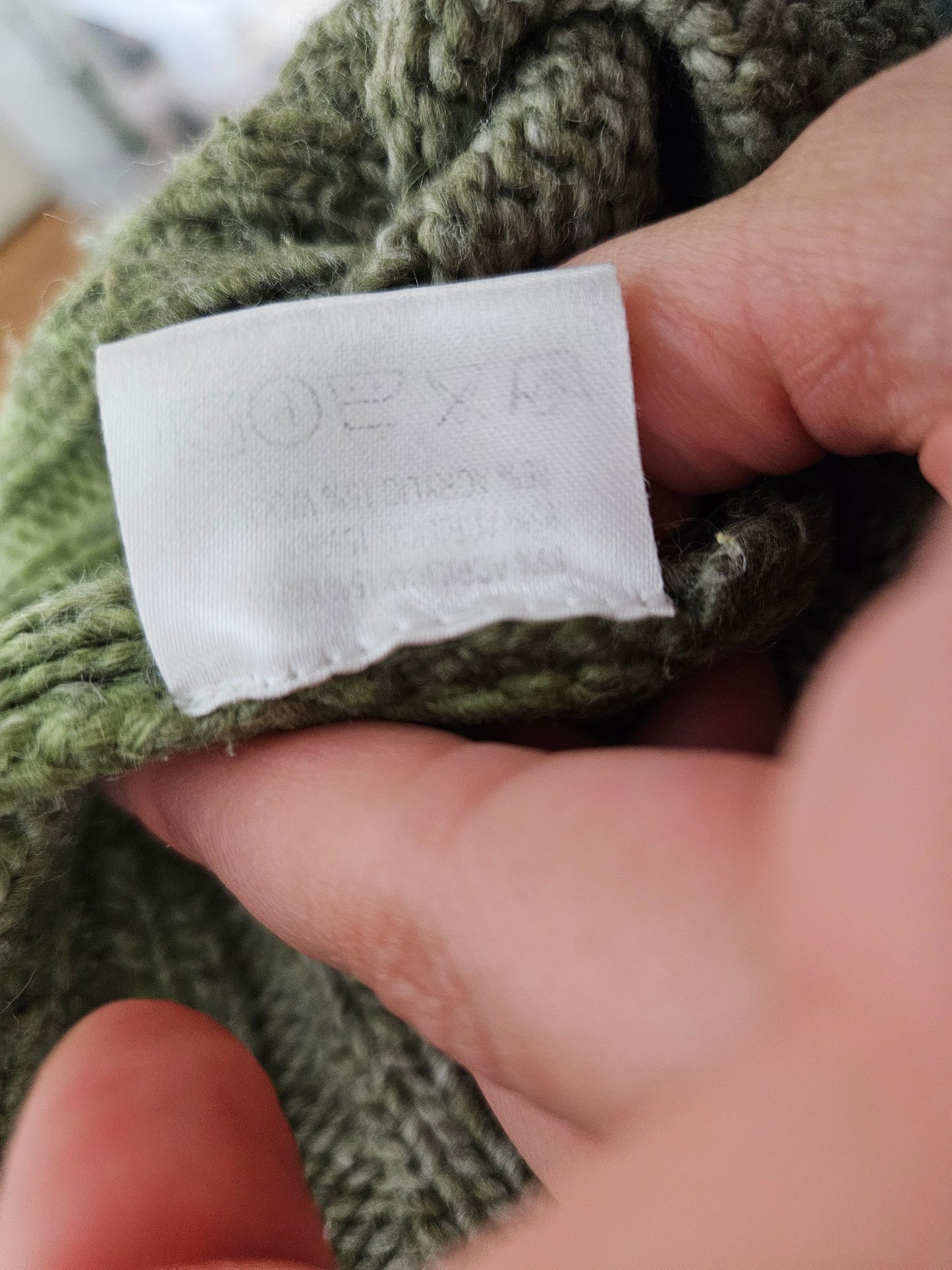 Cardigan Tie and Dye vert