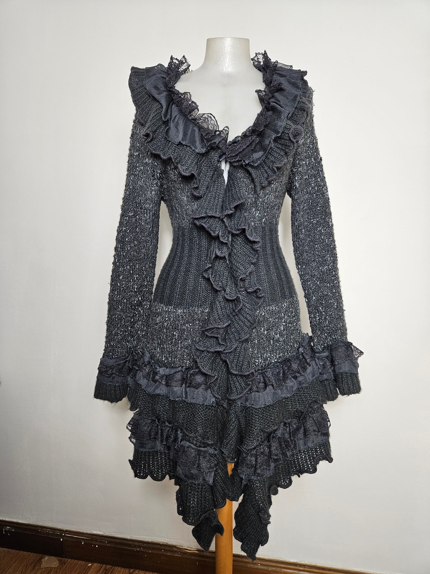 Cardigan à volants