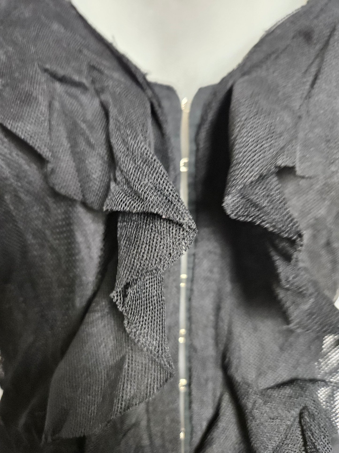 Chemisier en dentelle noire