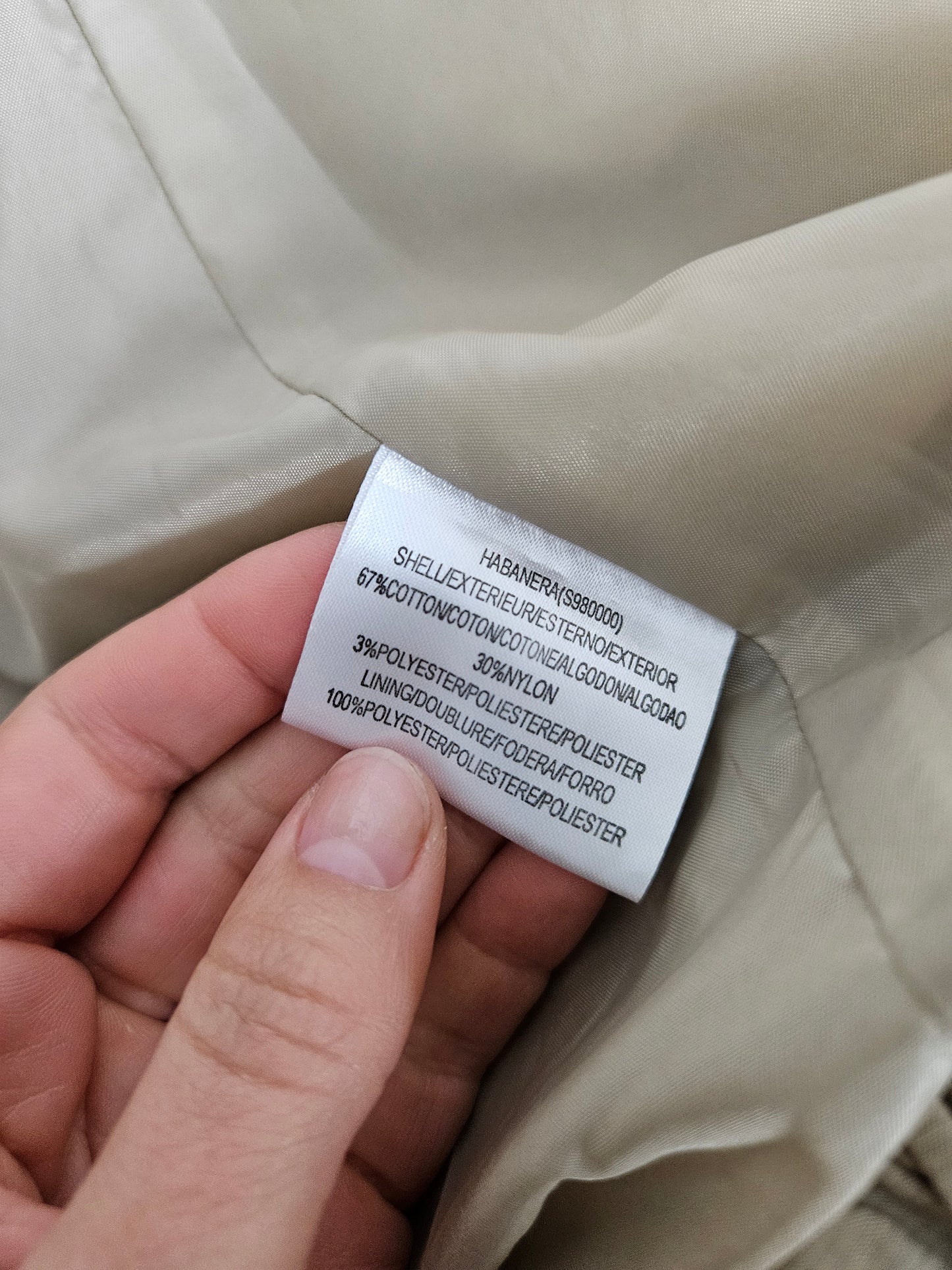 Manteau beige René Derhy