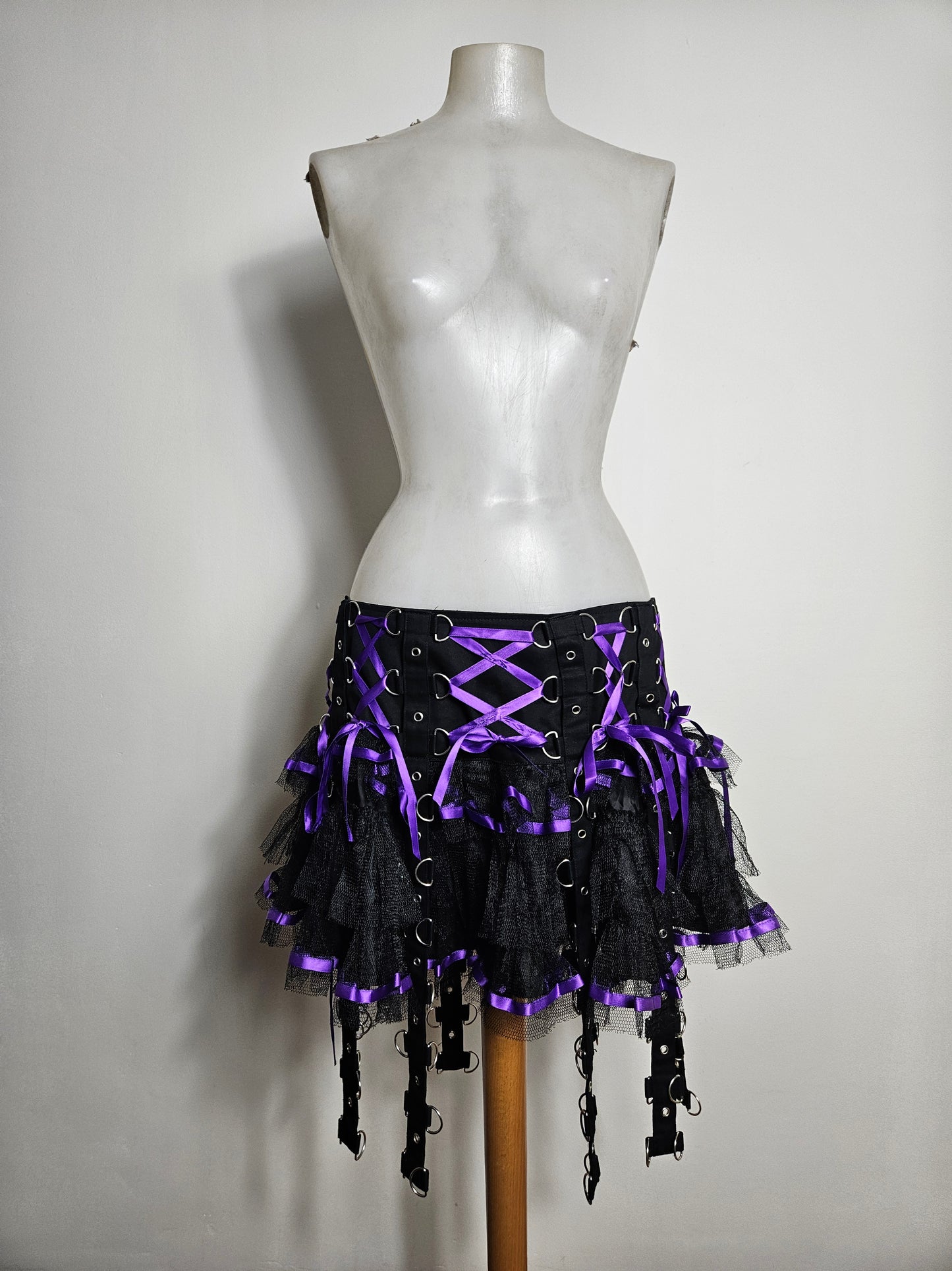 Chai skirt violette et noire