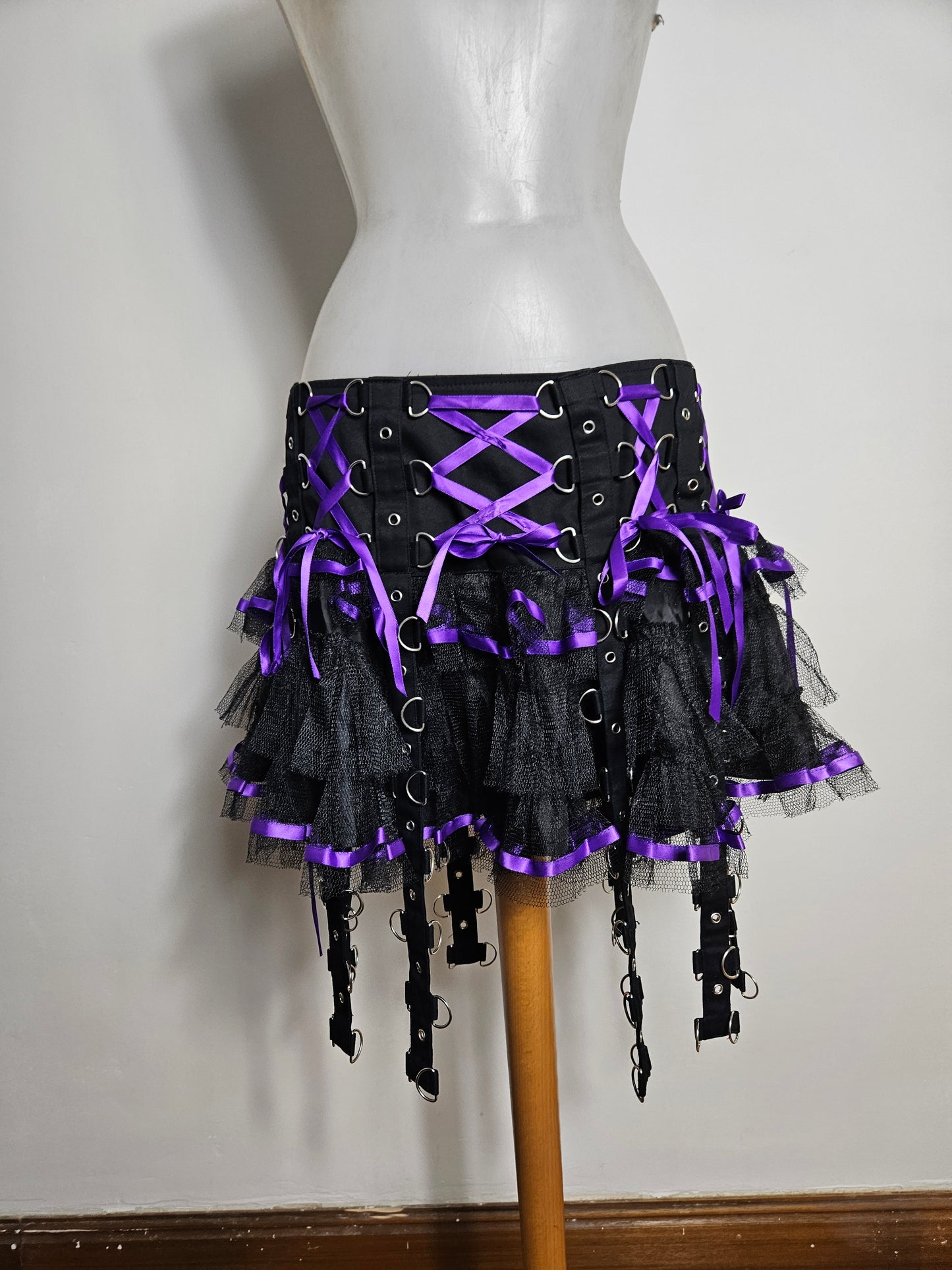 Chai skirt violette et noire