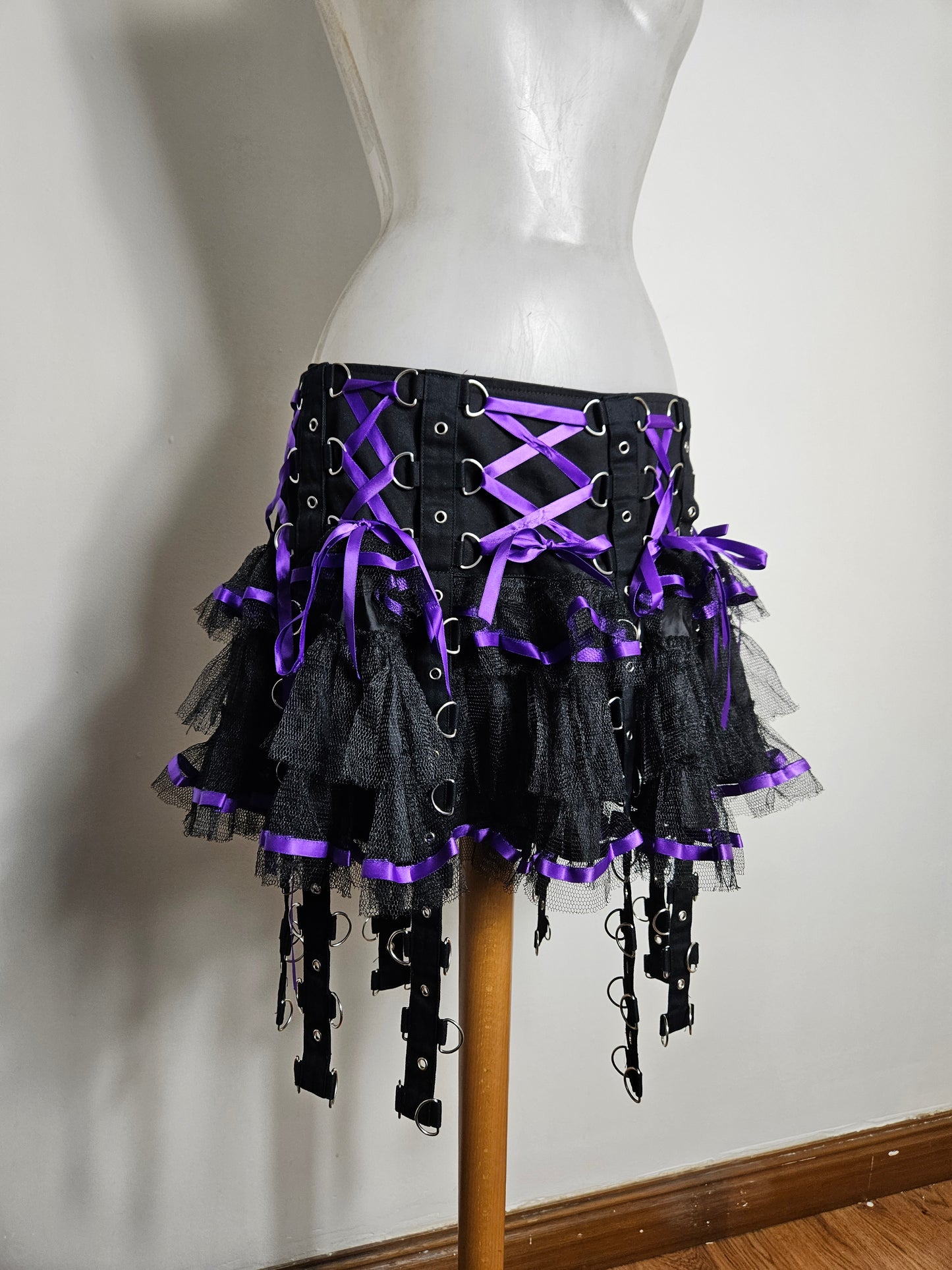 Chai skirt violette et noire