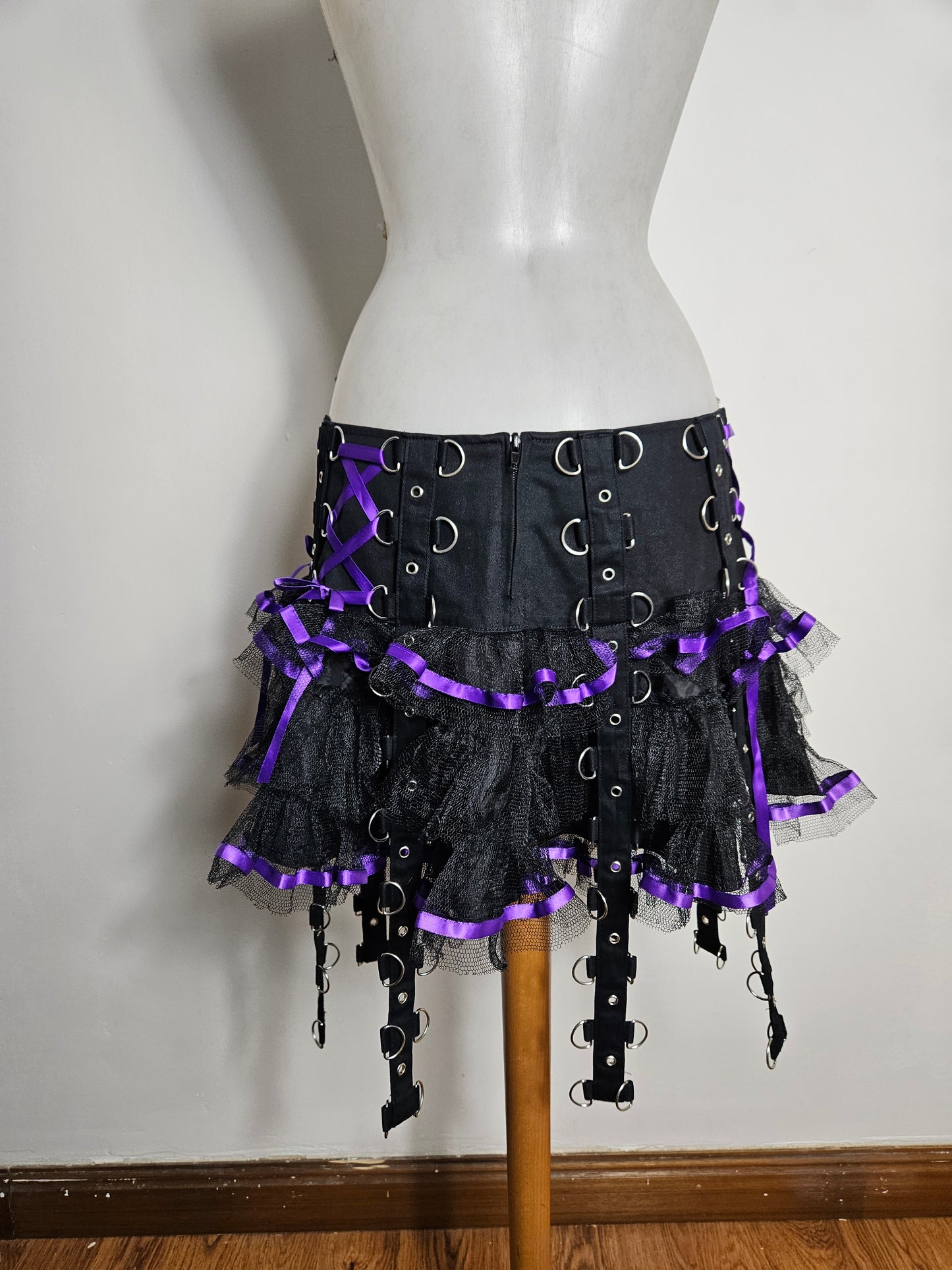 Chai skirt violette et noire