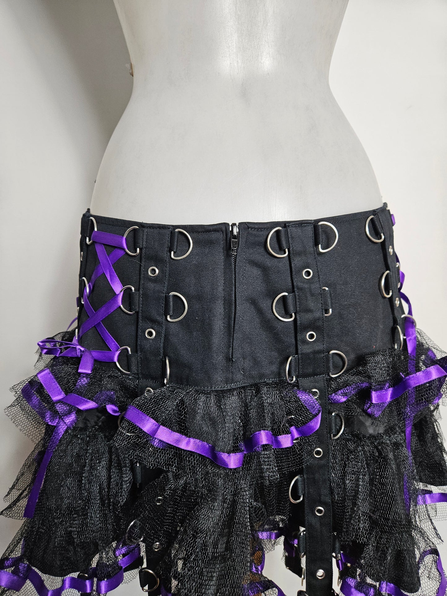 Chai skirt violette et noire
