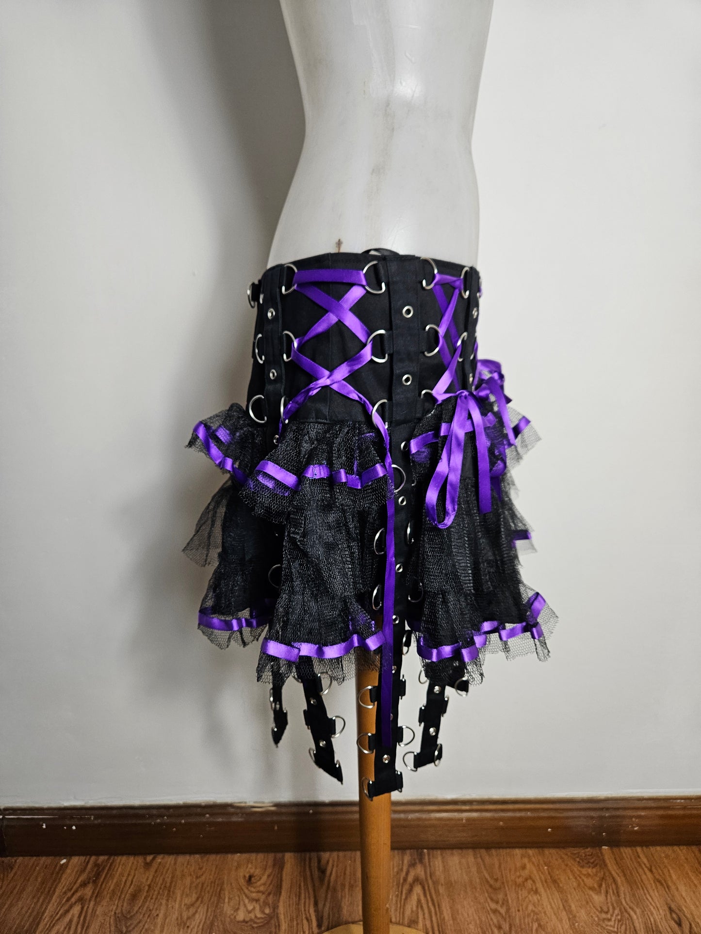 Chai skirt violette et noire