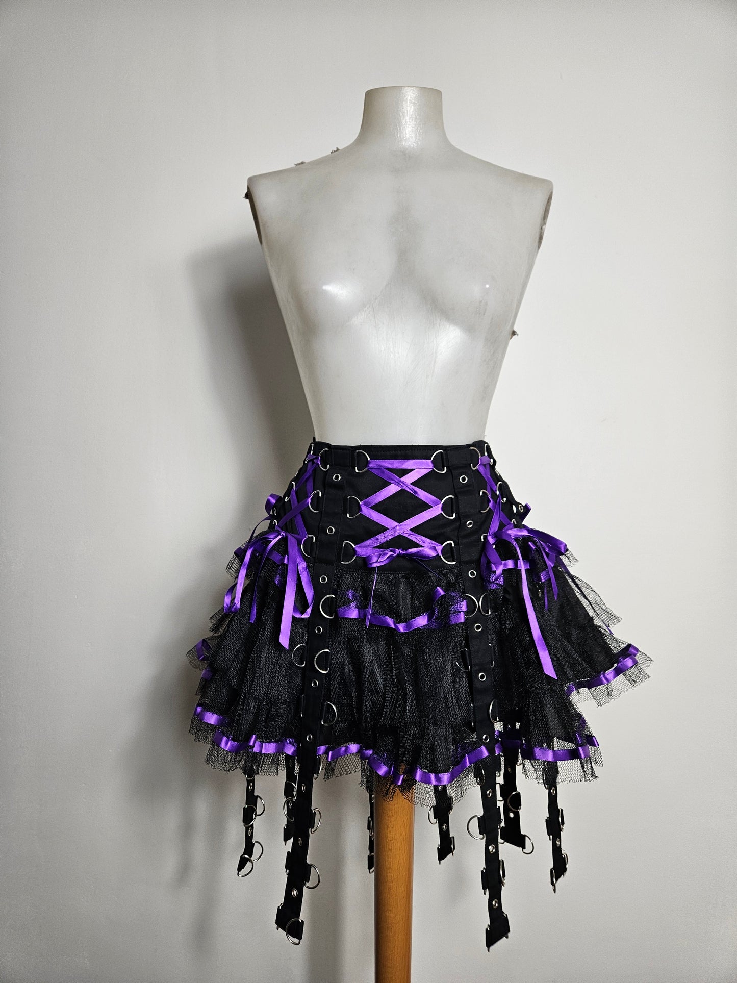 Chai skirt violette et noire