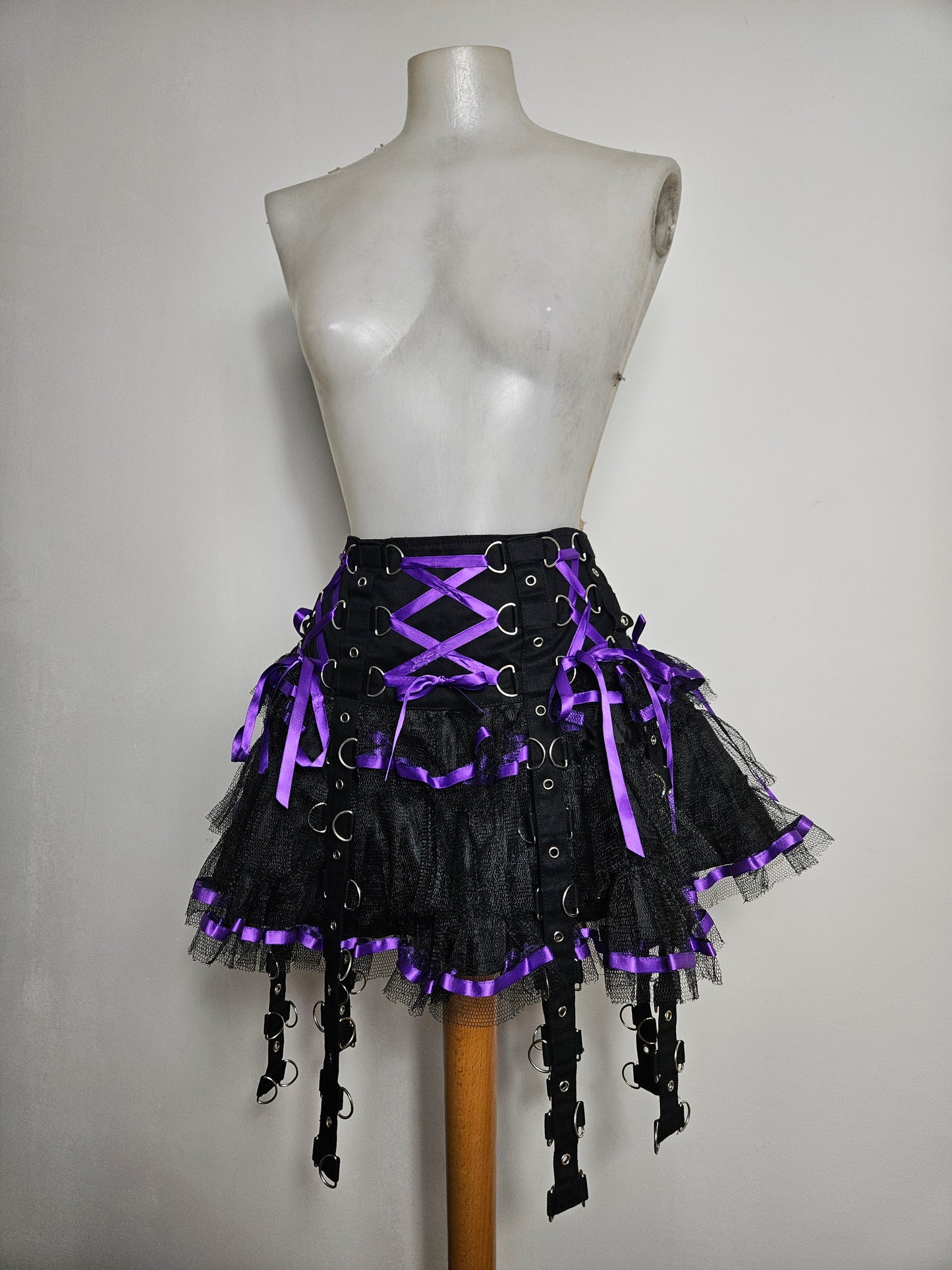Chai skirt violette et noire