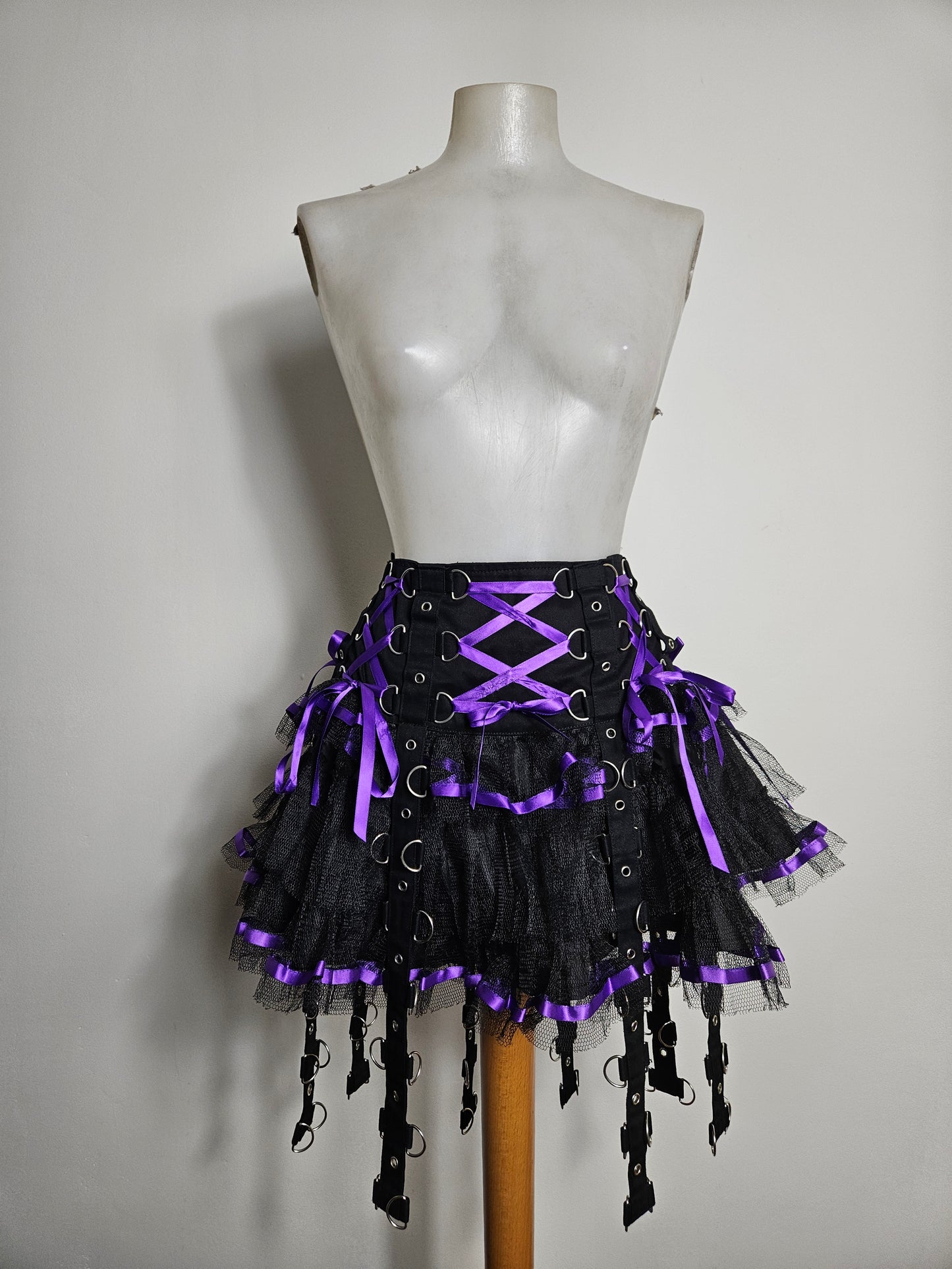 Chai skirt violette et noire