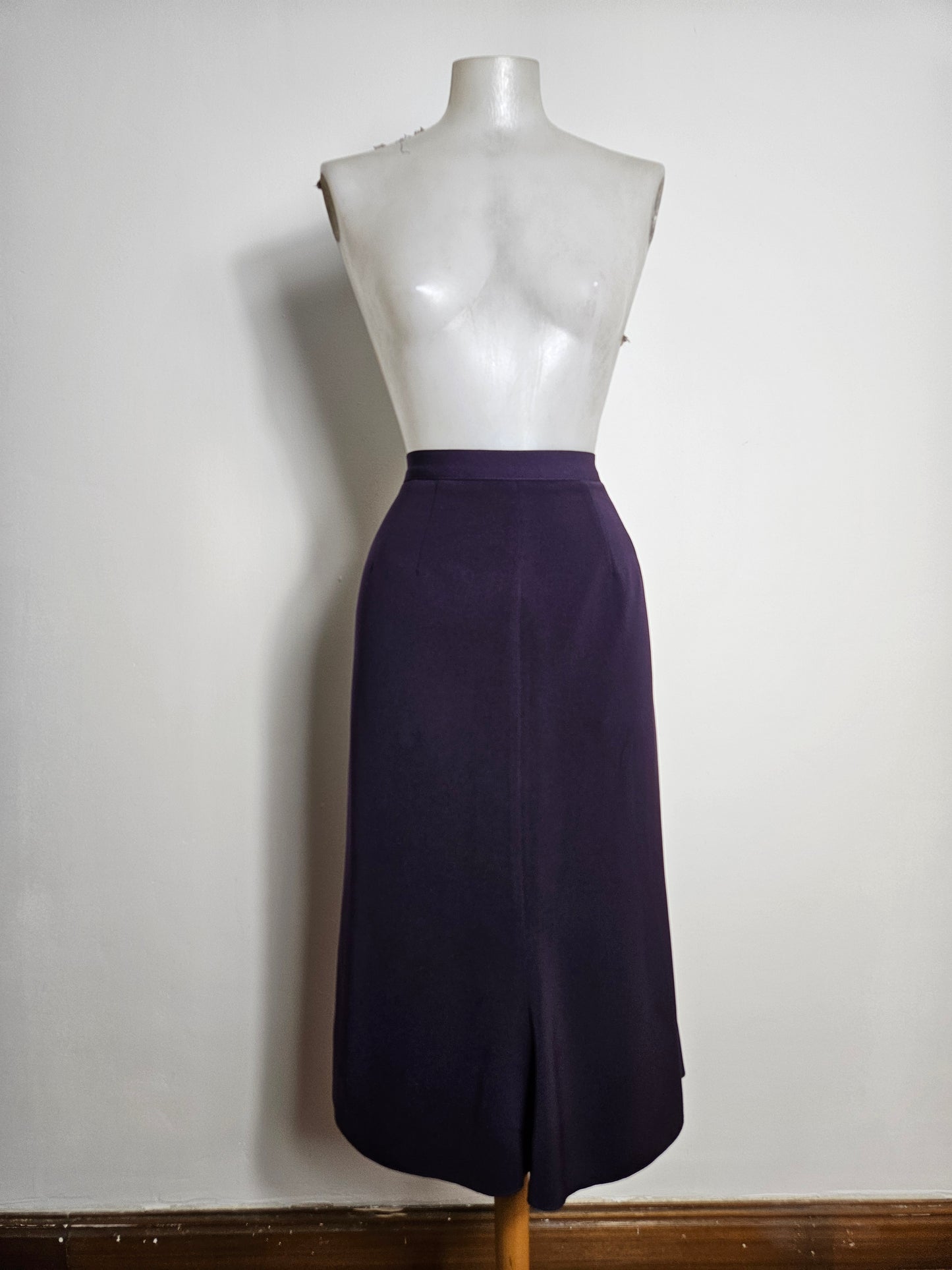 Jupe évasée violette